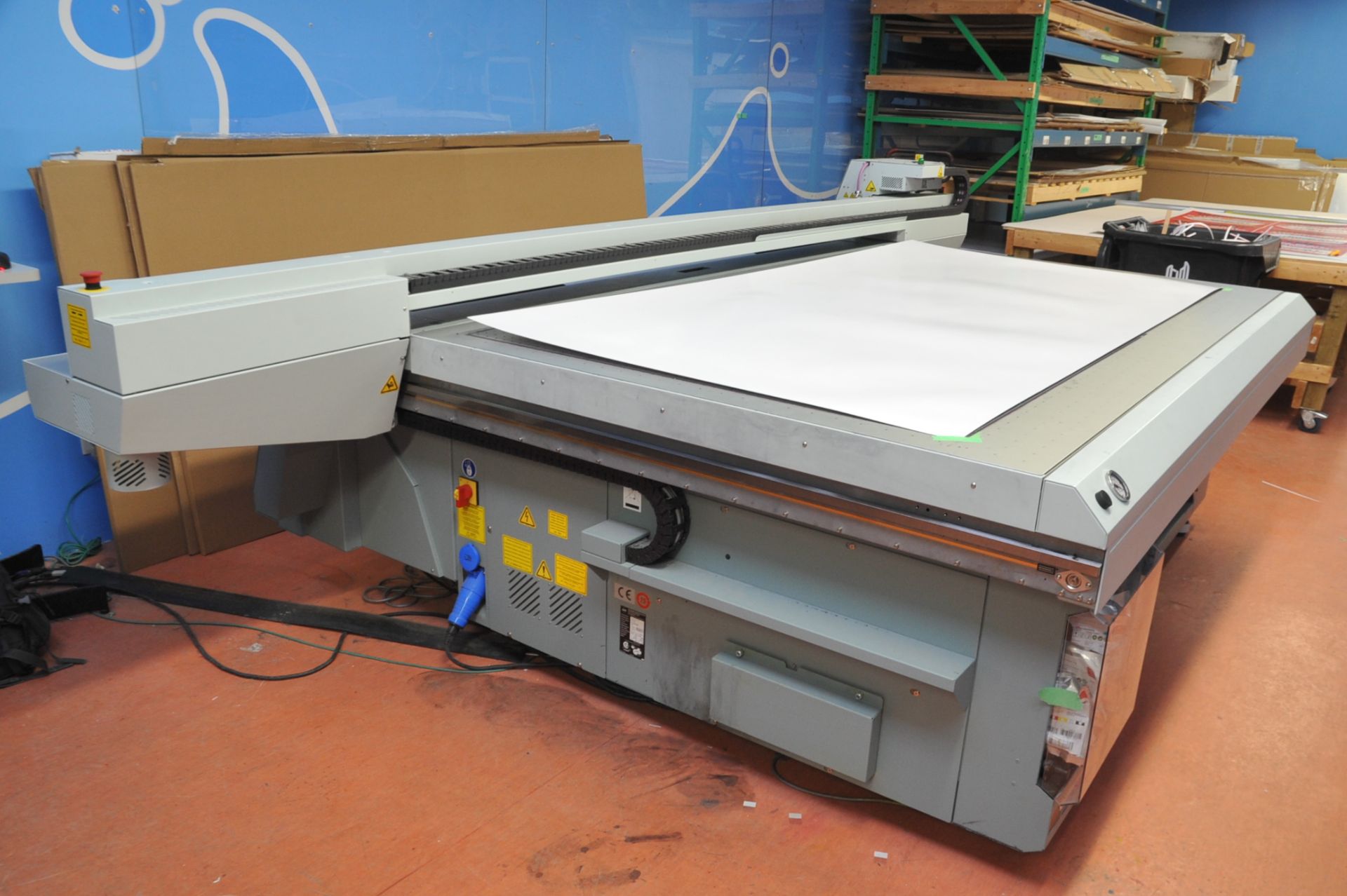 OCE Arizona 250 GT Model HYB170 4-Color UV Flatbed Inkjet  Printer; Serial Number: 2535608 (2009); - Image 2 of 2