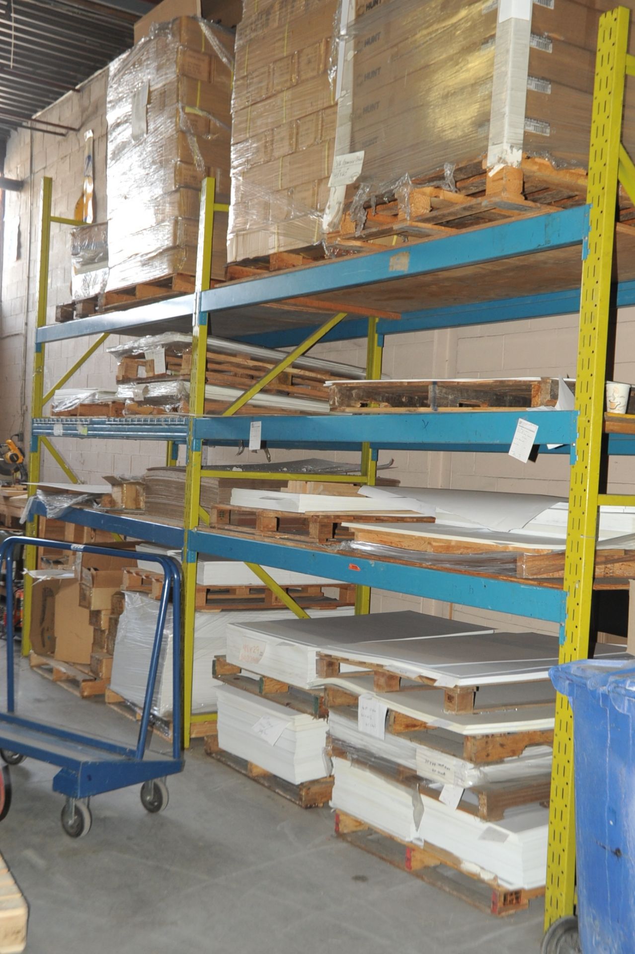 (8) Sections of 48" x 110" x 10' High  Pallet Rackings; c/w (54) Crossbeams, (31) Mesh Decks - Image 2 of 2