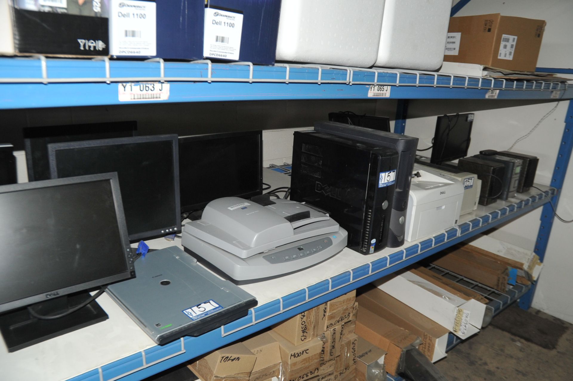 Lot of Assorted LCD Monitors, PC's, Printers, Scanners - Image 2 of 2