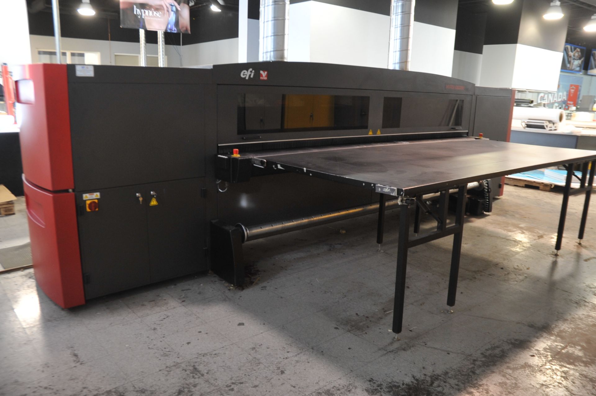 EFI Model QS 3200 Flat Bed Roll-to-Roll 6-Color, 2-Sided, 126" Wide Format Digital Printer; Serial - Image 4 of 4