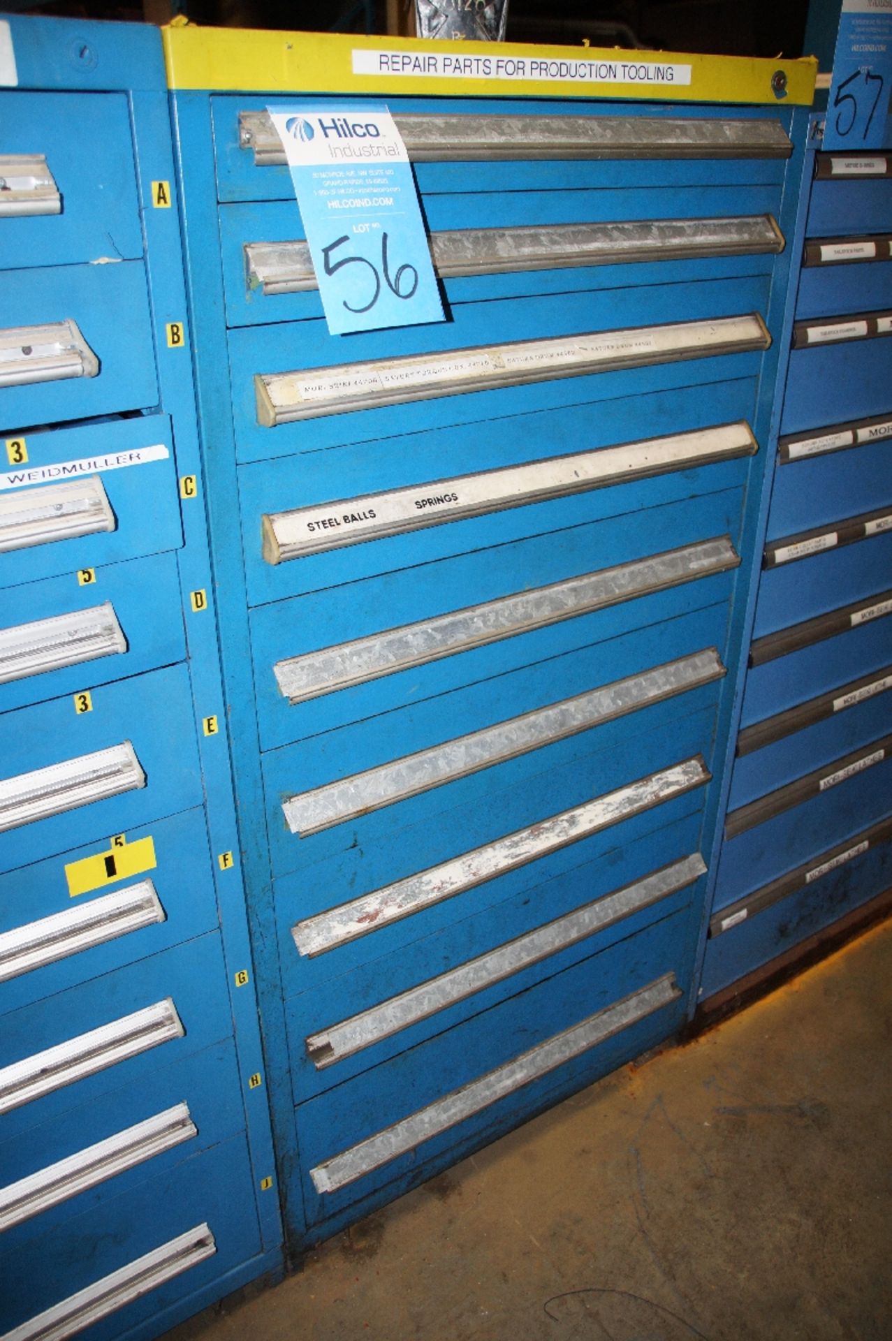 Stanley Vidmar 9 Drawer Tool  Storage Cabinet ; (West / B-2)