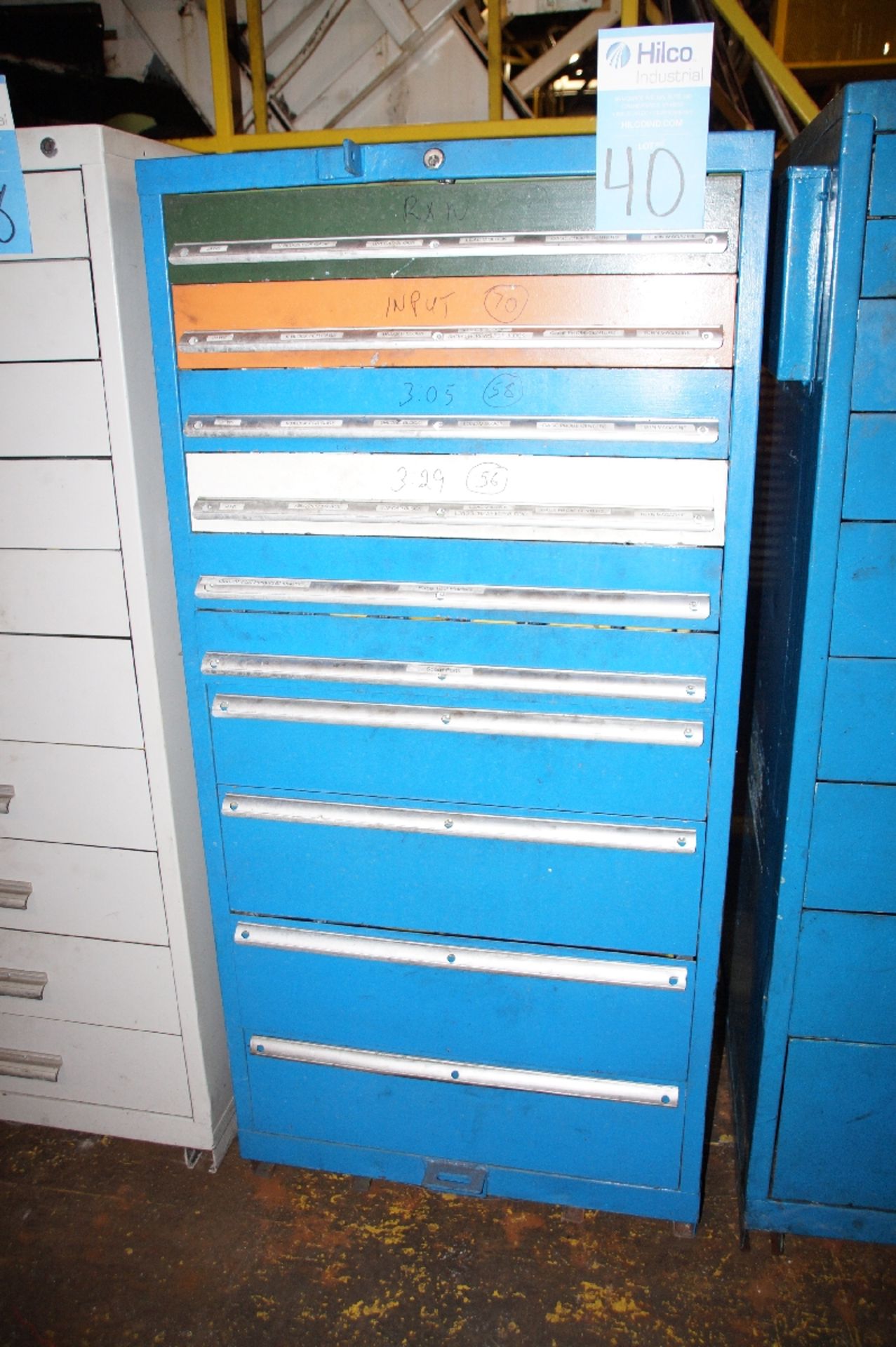 10 Drawer Tool  Storage Cabinet