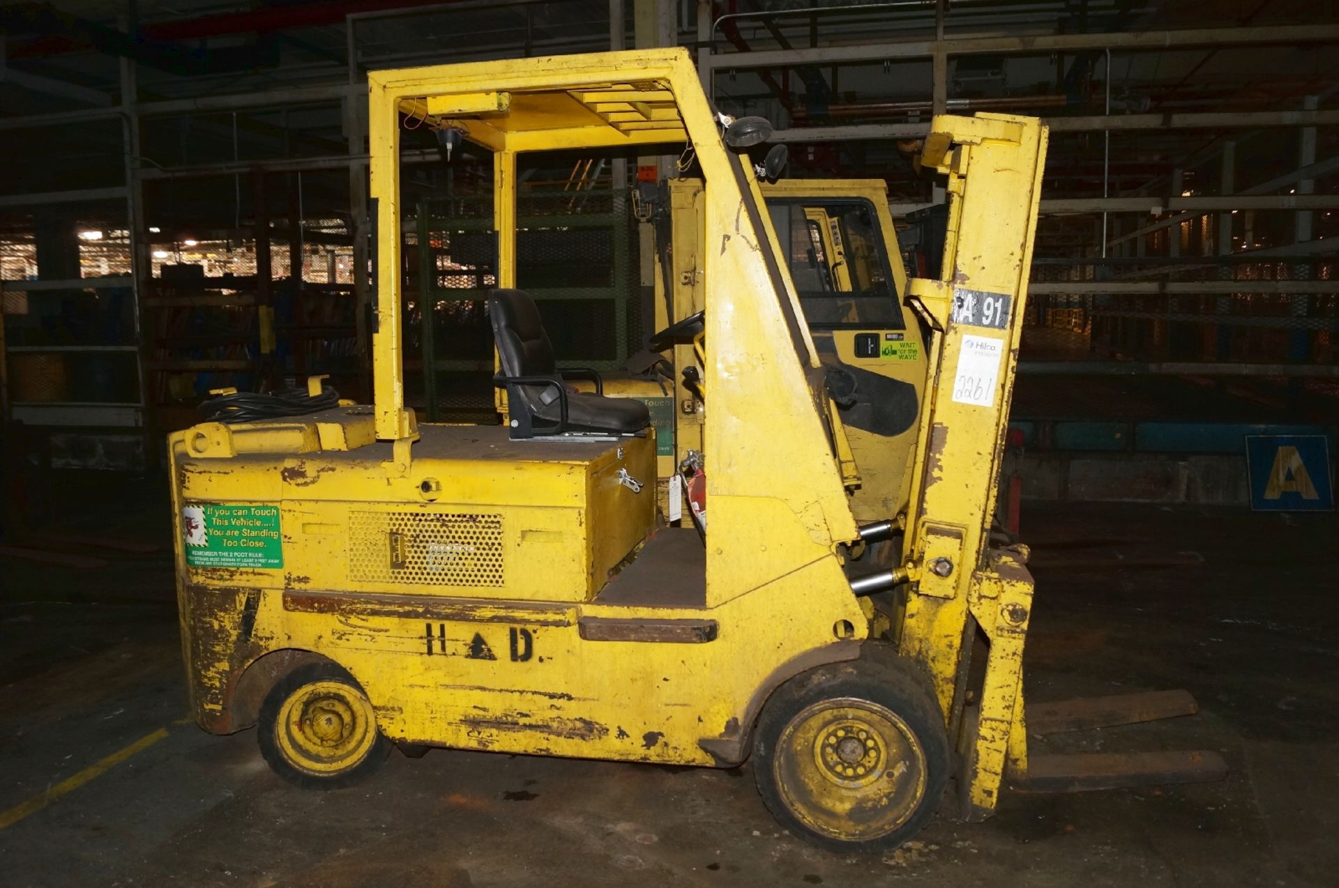 Caterpillar 12,000 Lb. Capacity Forklift Truck ; Two-Stage Mast, Note: Out of Service