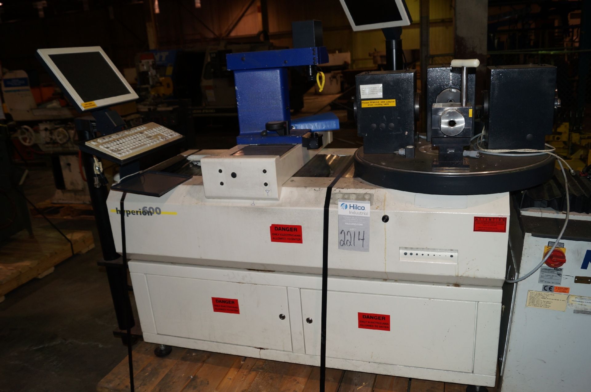 Kelch Model Hyperion 600 Three Turret Station Tool Presetter ; Zoller Monitor - Type TFT Display,