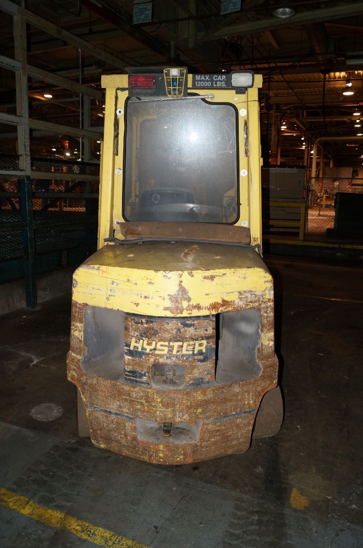 Hyster 12,000 Lb. Capacity Forklift Truck ; Serial Number: E004V02397Z ; Cab Enclosure, Max LIft - Image 5 of 6