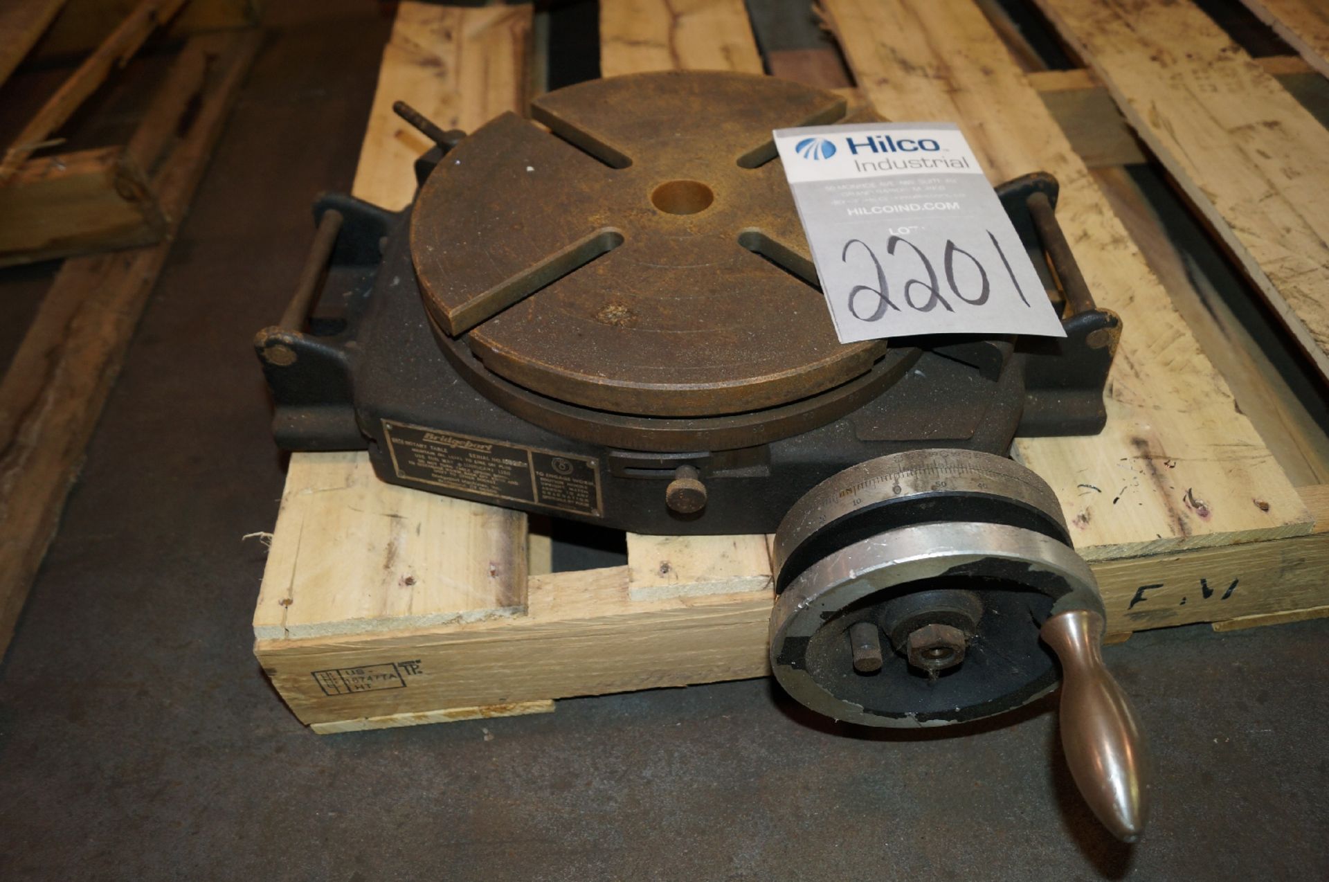 Bridgeport 10" Rotary Table ; (Die Shop)