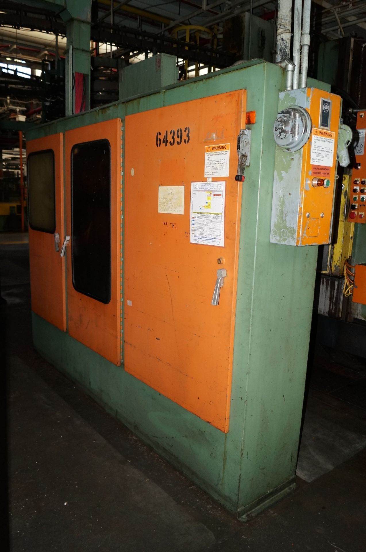 US Broach & Machine Model 25T x 54 25 Ton x 54" Stroke Vertical Pull-Down Broach ; Serial Number: - Image 7 of 8