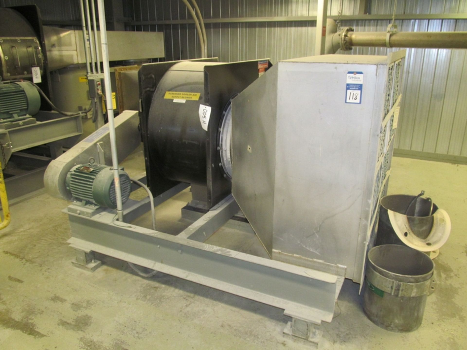Witte Stainless Steel Vibratory Pellet Cooler Screener; Serial Number: 5447; Approximate 36" wide - Image 2 of 3