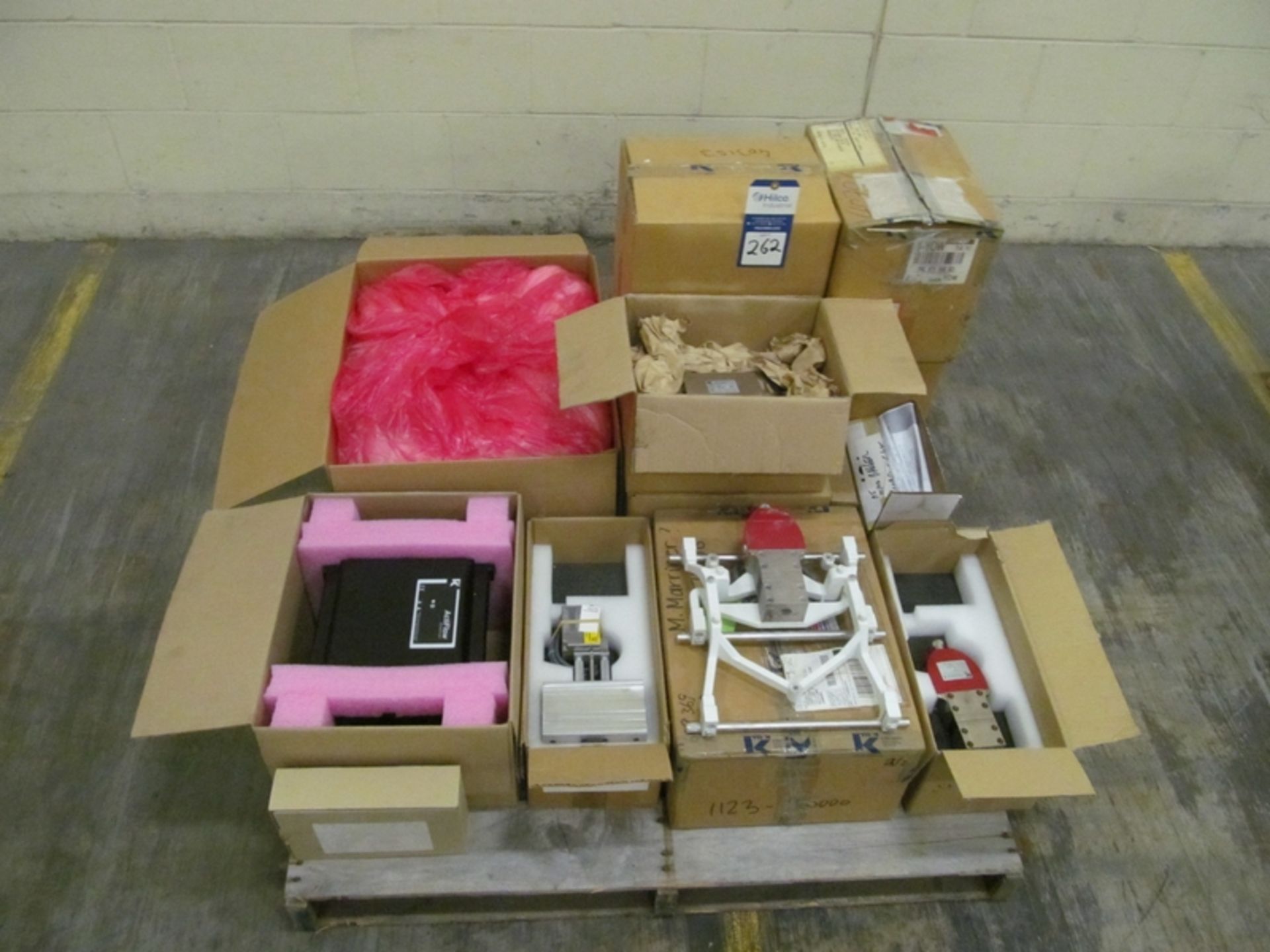 Skids Of Assorted K-Tron Load Cell Parts ; w/ (2) Mettler Toledo Scale Controls & (1) Hardy Scae