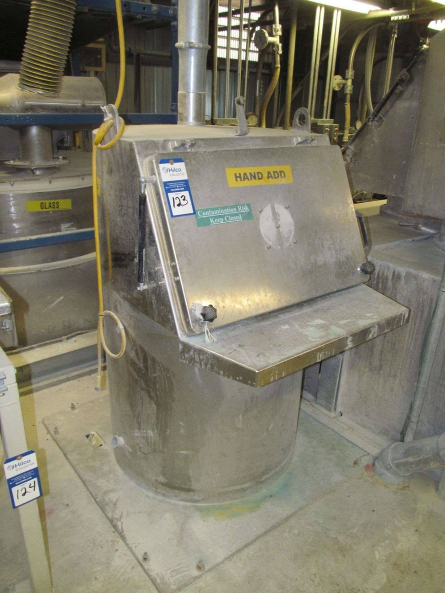Lot Consisting Of ; (2) Stainless Steel Feed Hoppers, (1) 24" Dia. x 22" H, (1) 20" Dia. x 20" High; - Image 3 of 3