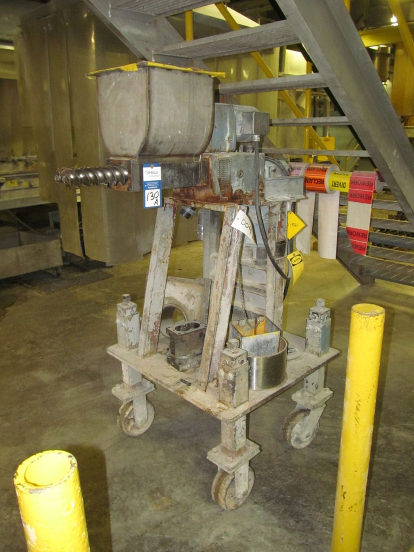 Werner & Pfleiderer Model ZS-B70 70mm twin Screw Side Feeder; Serial Number: 226878; Werner &