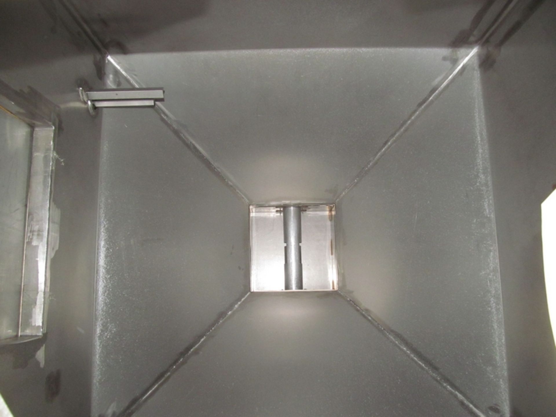 65 Cu. Ft. Stainless Steel Resin Hopper; 28" Dia. Flanged Entry; 16" x 16" Flanged Exit; 20" x 20" - Image 3 of 3