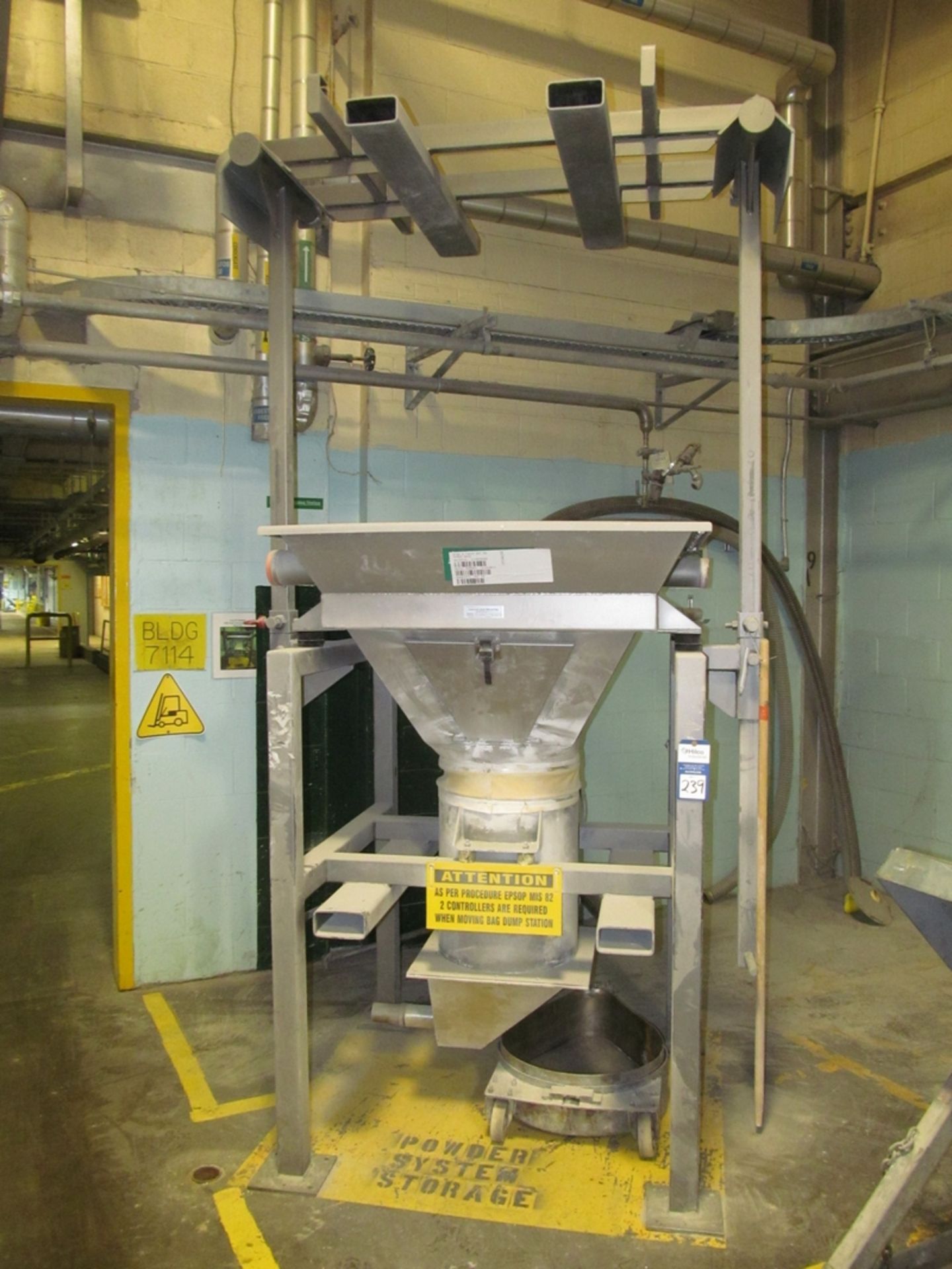 Control & Metering Model F60-F Bulk Bag Discharging System; Serial Number: C4559 (2010)