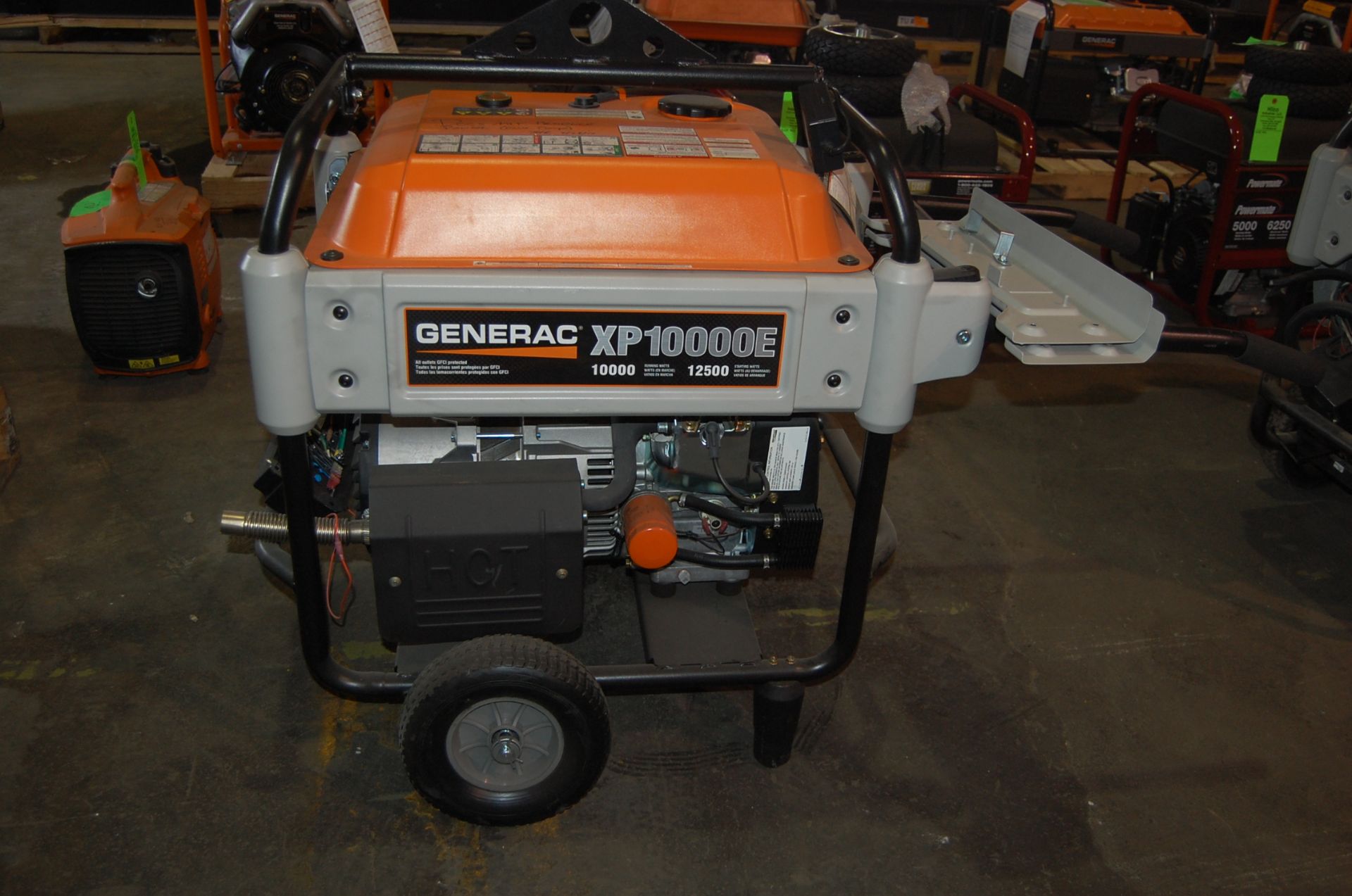 Generac Series XP10000E Model 5932-1 10,000-Watt Portable Gas Generator; Serial Number: 7172983; - Image 2 of 8