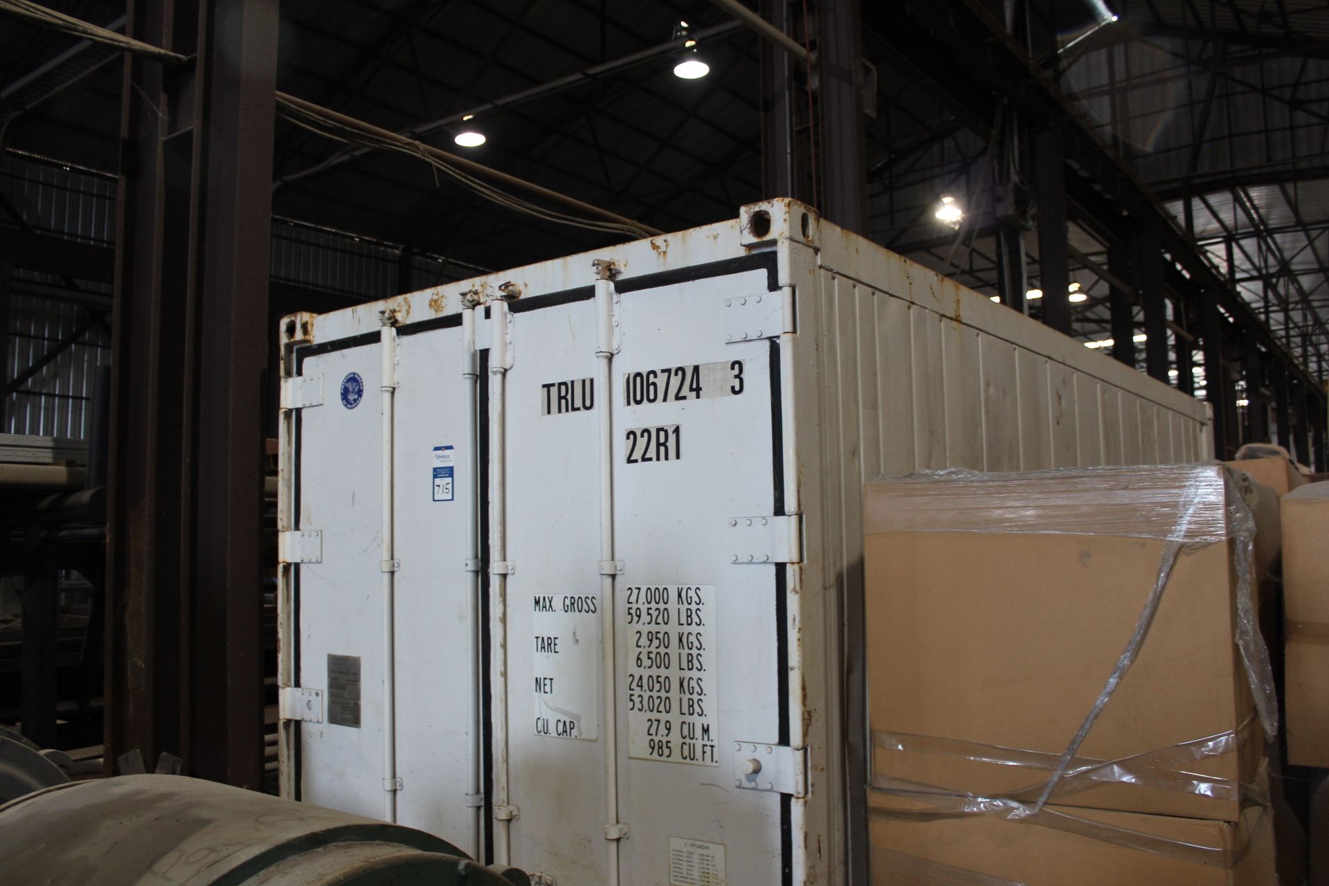 20' Refrigerated  Container; (Shop)