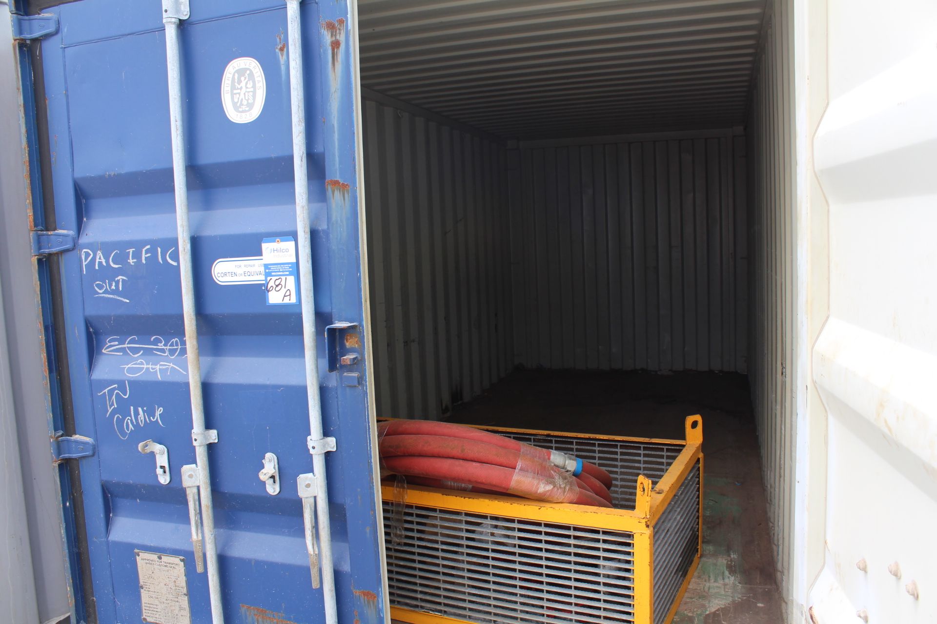 Empty 20'  Container; Container #SHOU801148