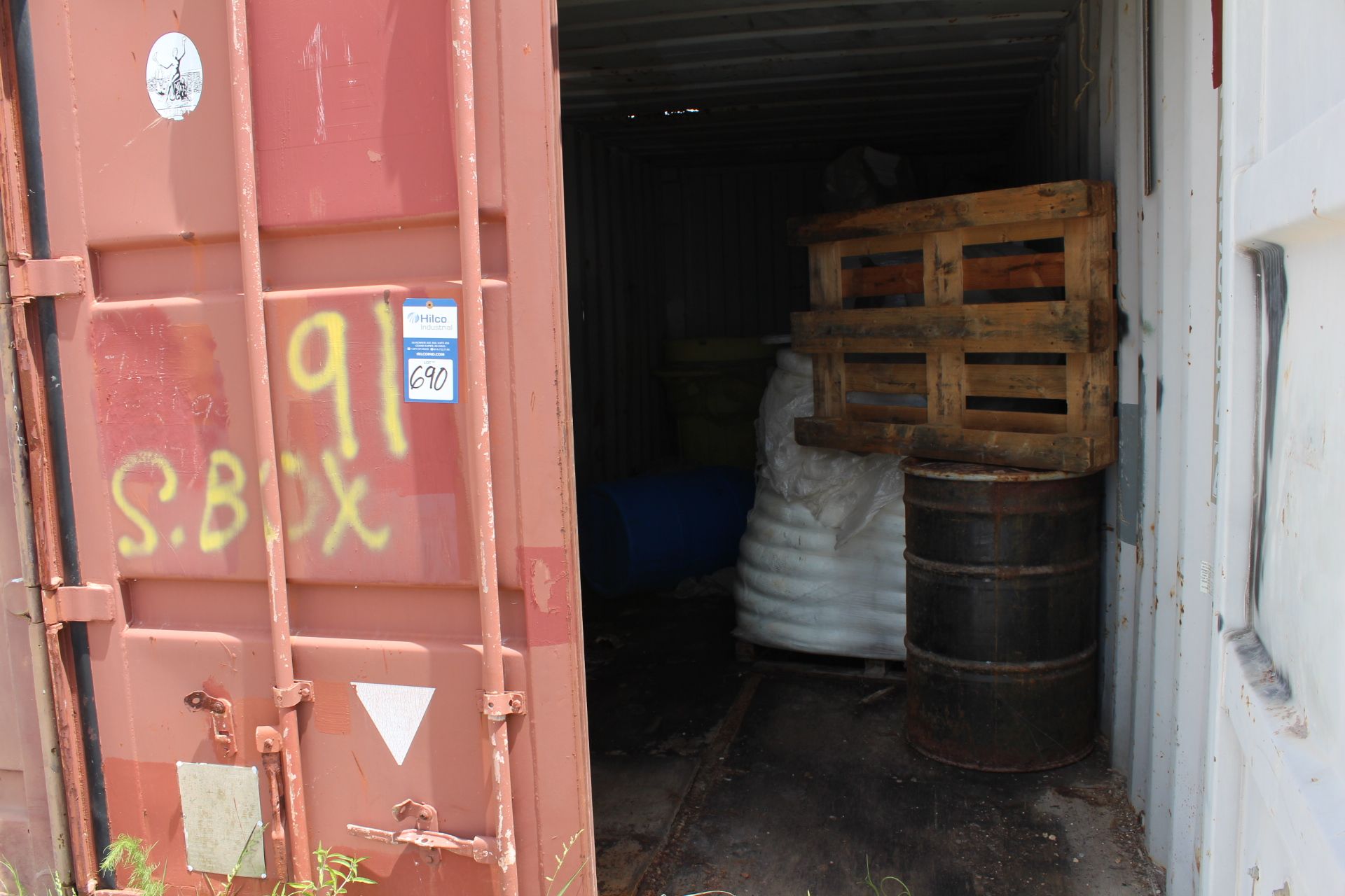 Container Of Assorted Spill Response Equipment ; Container # 91