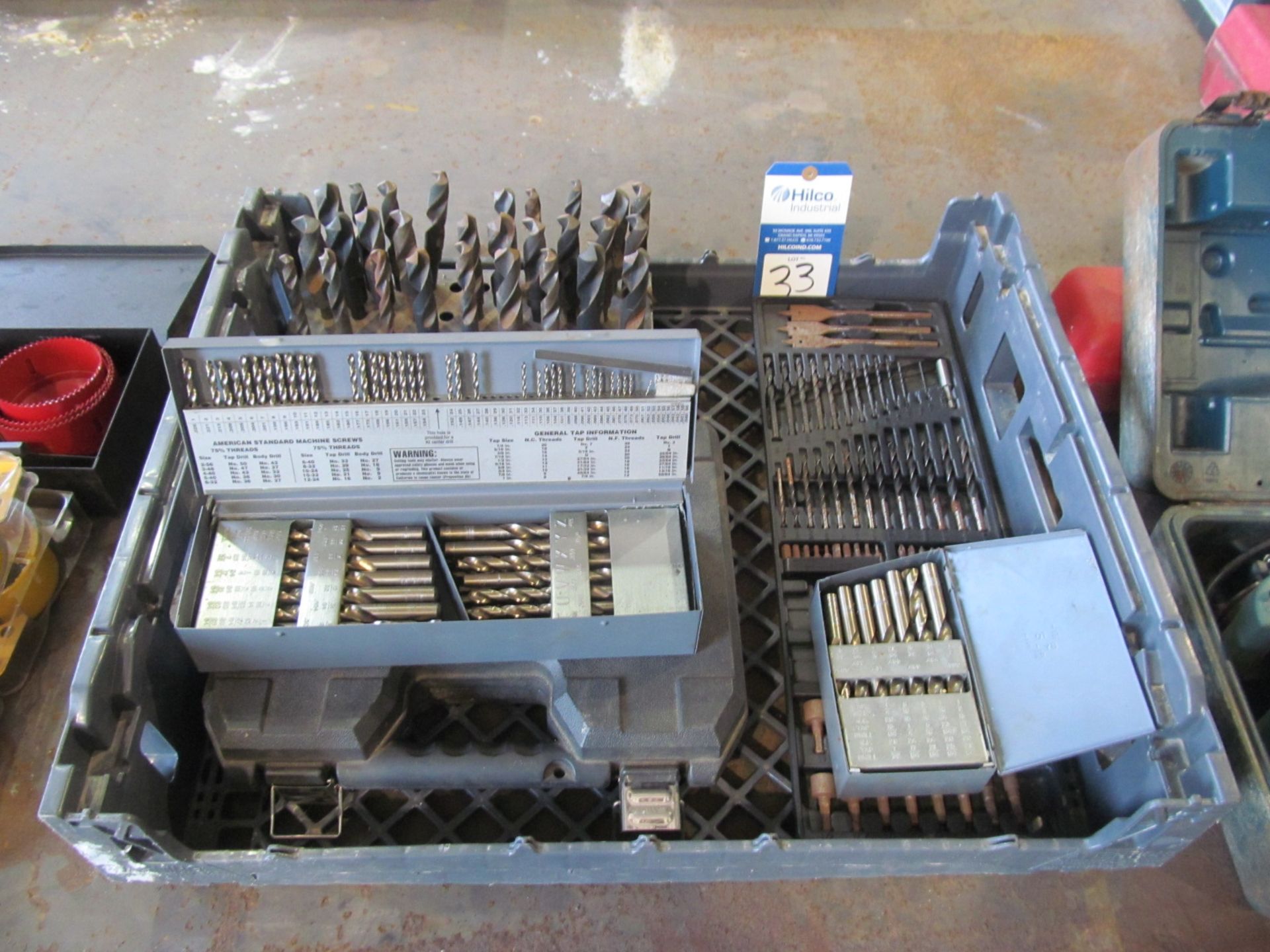 Lot Of Assorted Drill Bits
