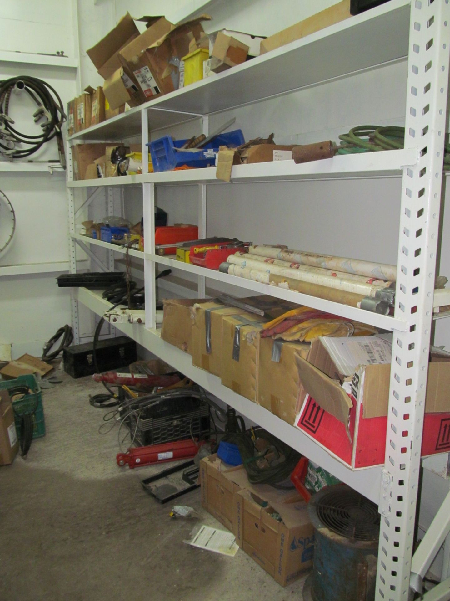 Lot Consisting Of Contents Of Room ; Including; Welder Parts, Welding Rod, Abrasives, Gloves & Other - Image 2 of 3