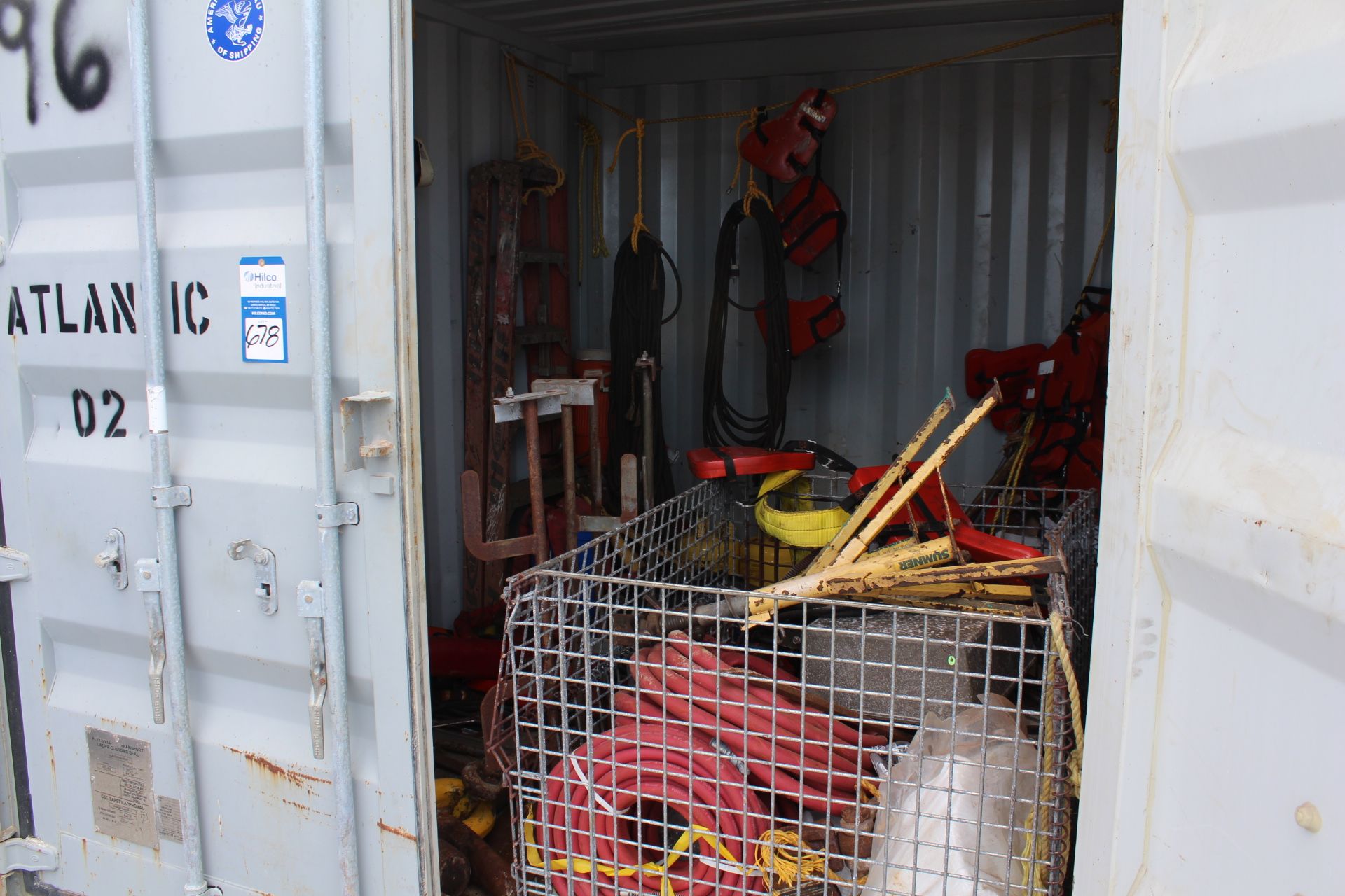 Container Of Miscellaneous Marine Equipment & Tools ; 10' Container # 96