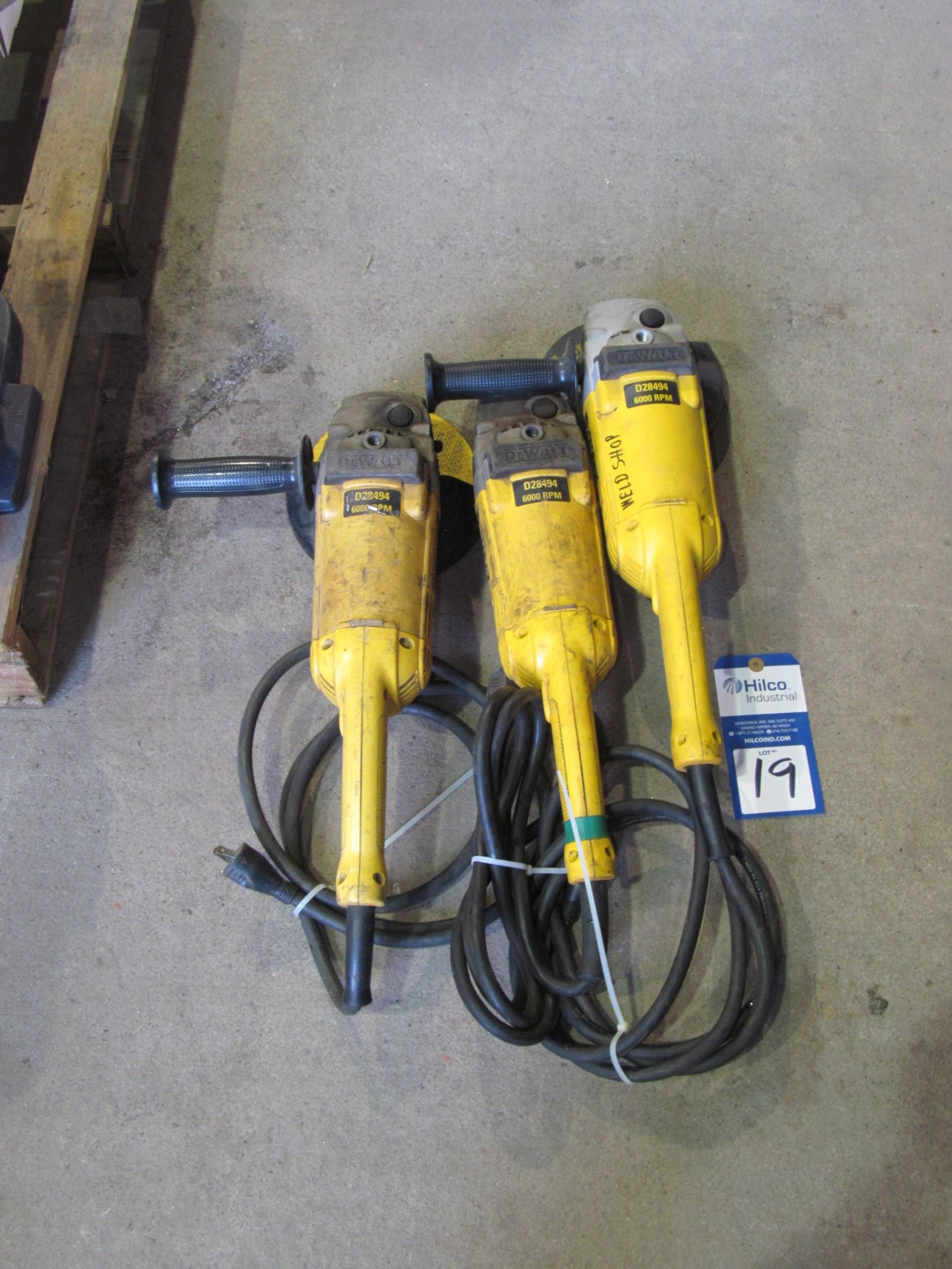 DeWalt Model D28499X 9" Angle Grinders