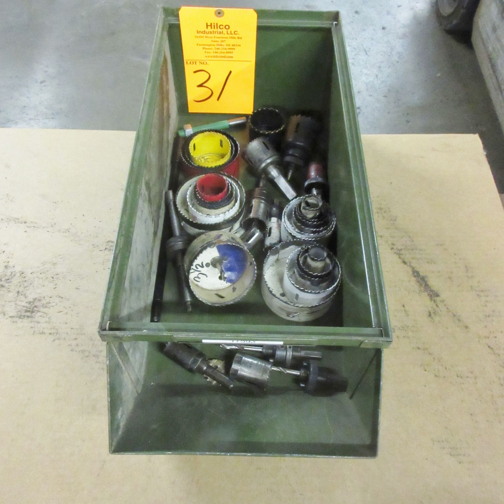 Lot of  Assorted Hole Saw Tooling