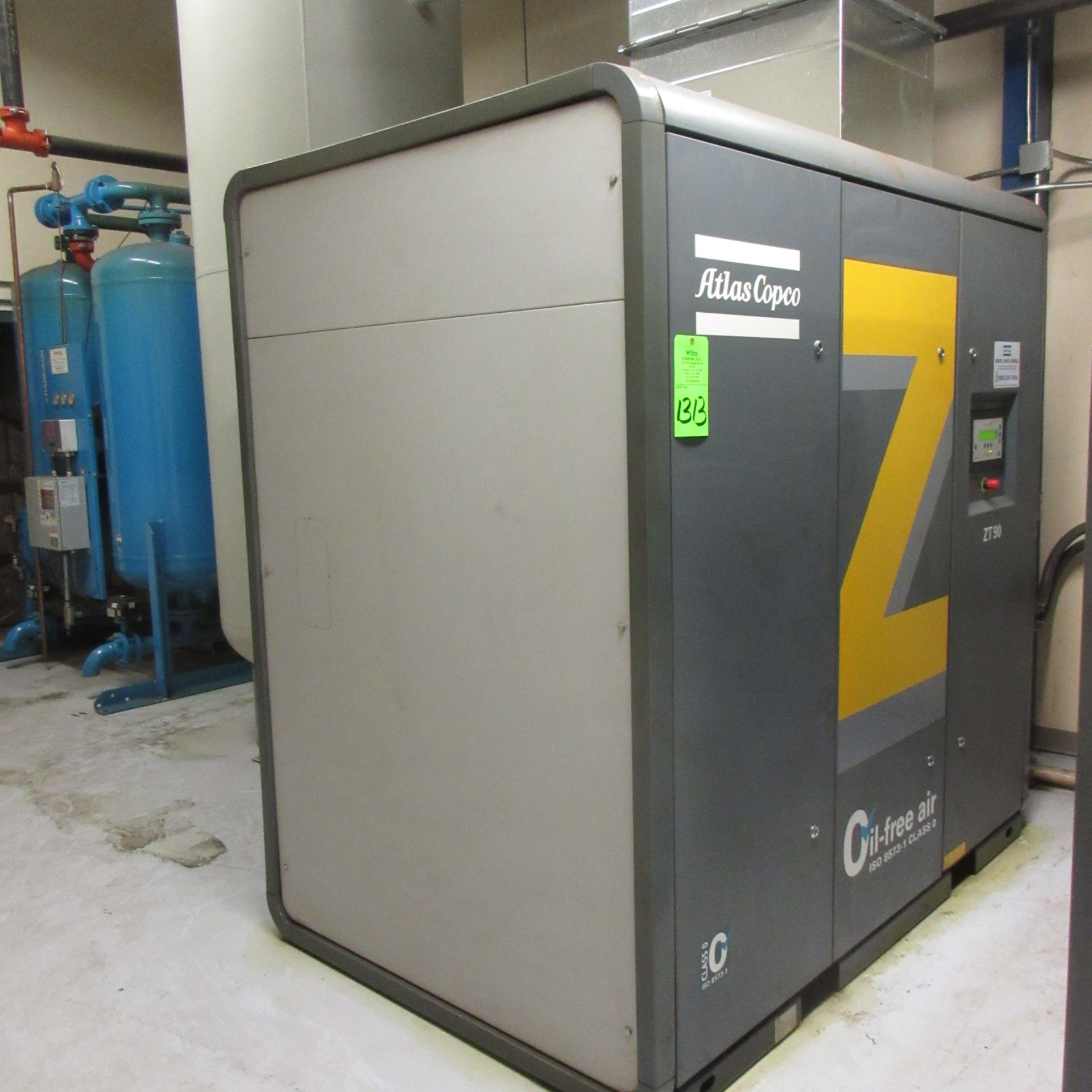 Atlas Copco Model ZT90 137.5 HP (102.5 Kw) Rotary Screw Air Compressor ...