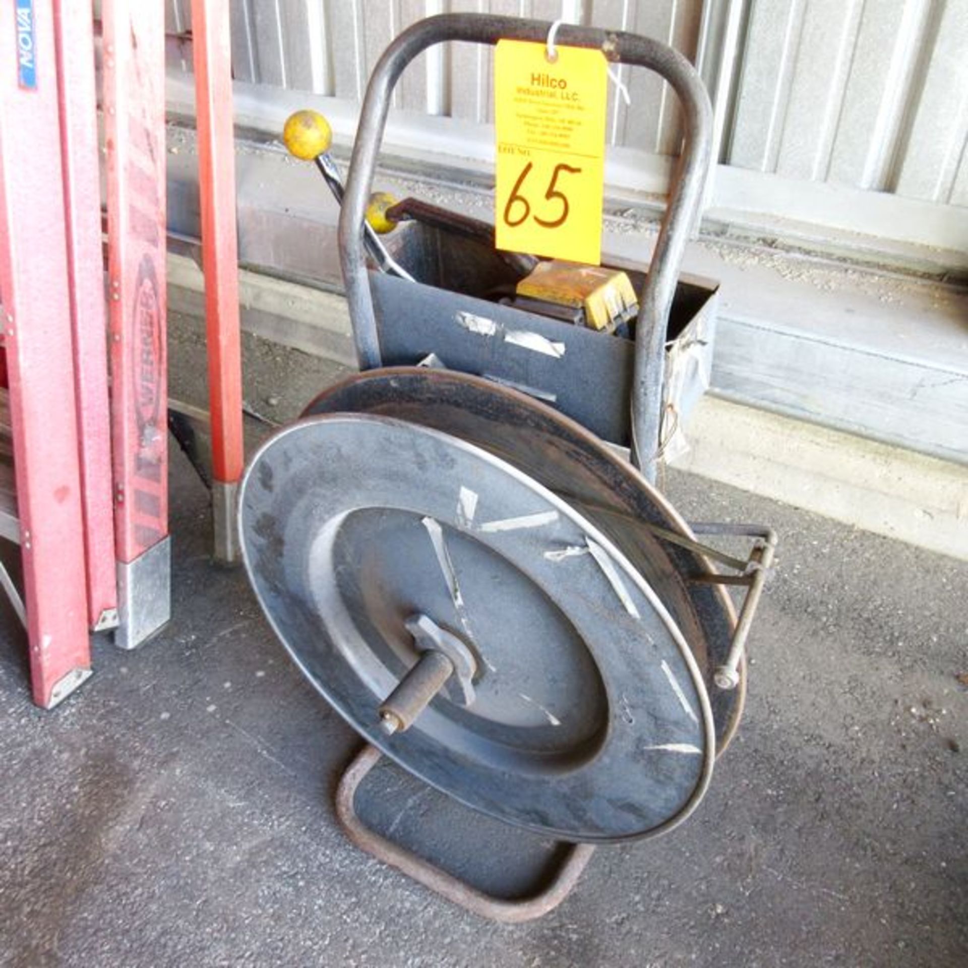 Two Wheel Banding Cart , w/Metal Strap and Combination Strapping Tool