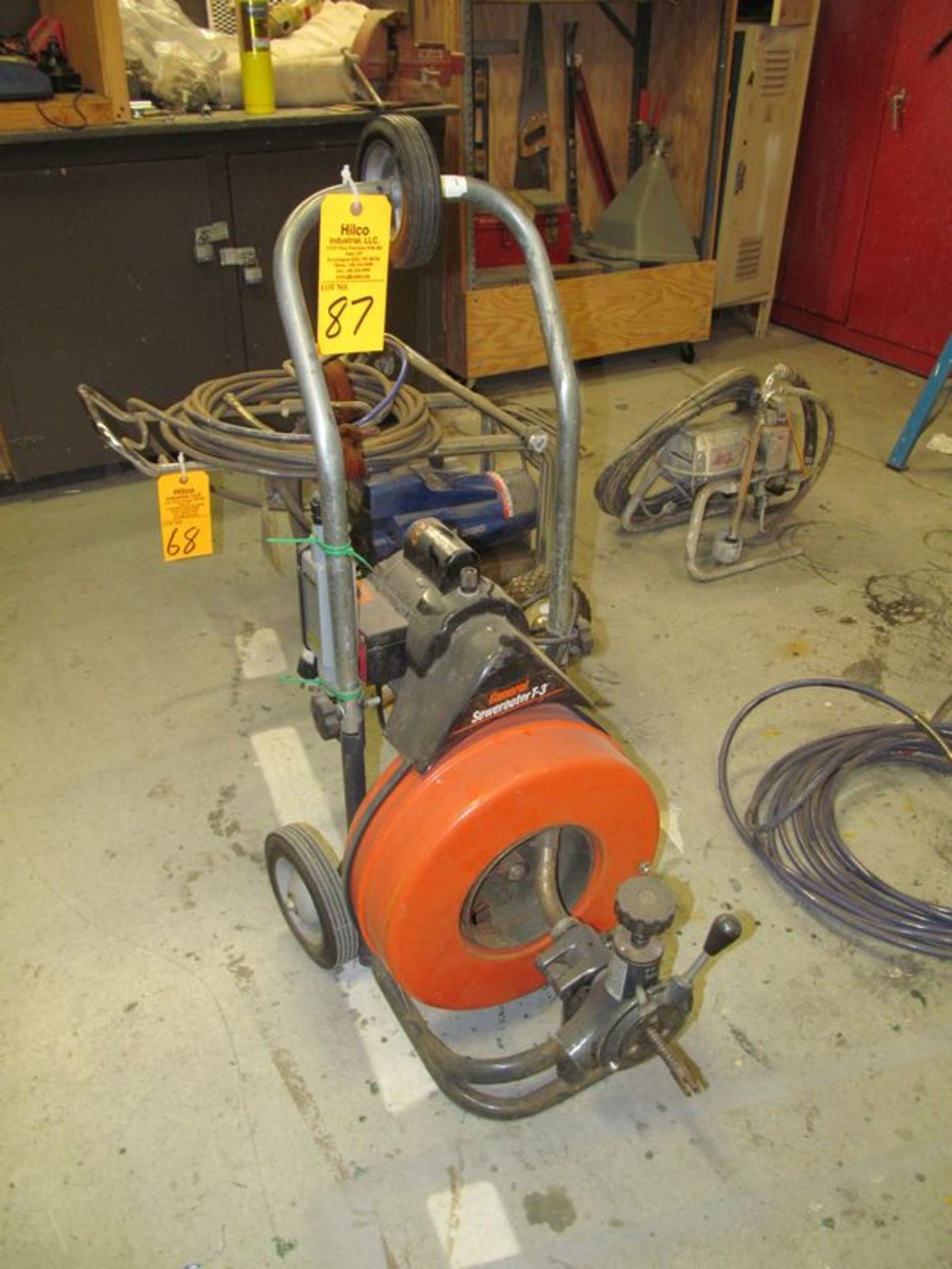 General Model Sewerooter T-3  Power Drain  Cleaner , Serial Number: T35A225 115 Volt (Location: