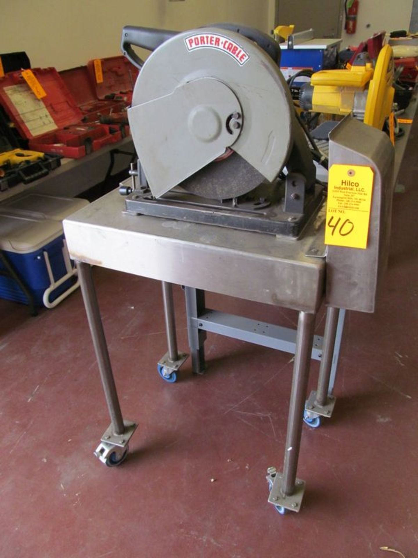 Portable Cable Model 1400  14"  Chop Saw , Serial Number: 35412 120 Volt (2033509)