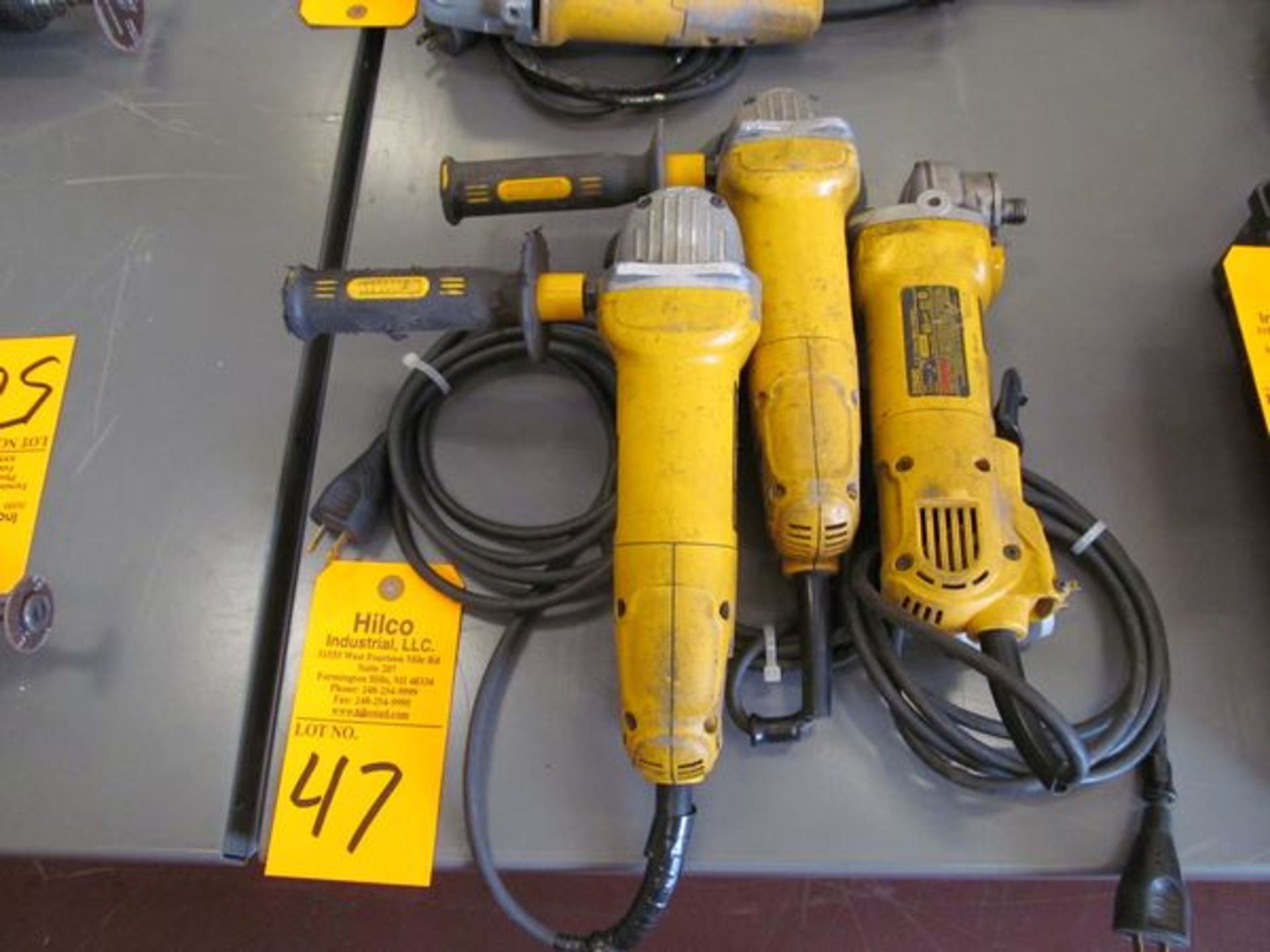 DeWalt Model D28402  4 1/2" Angle Grinders , 120 Volt