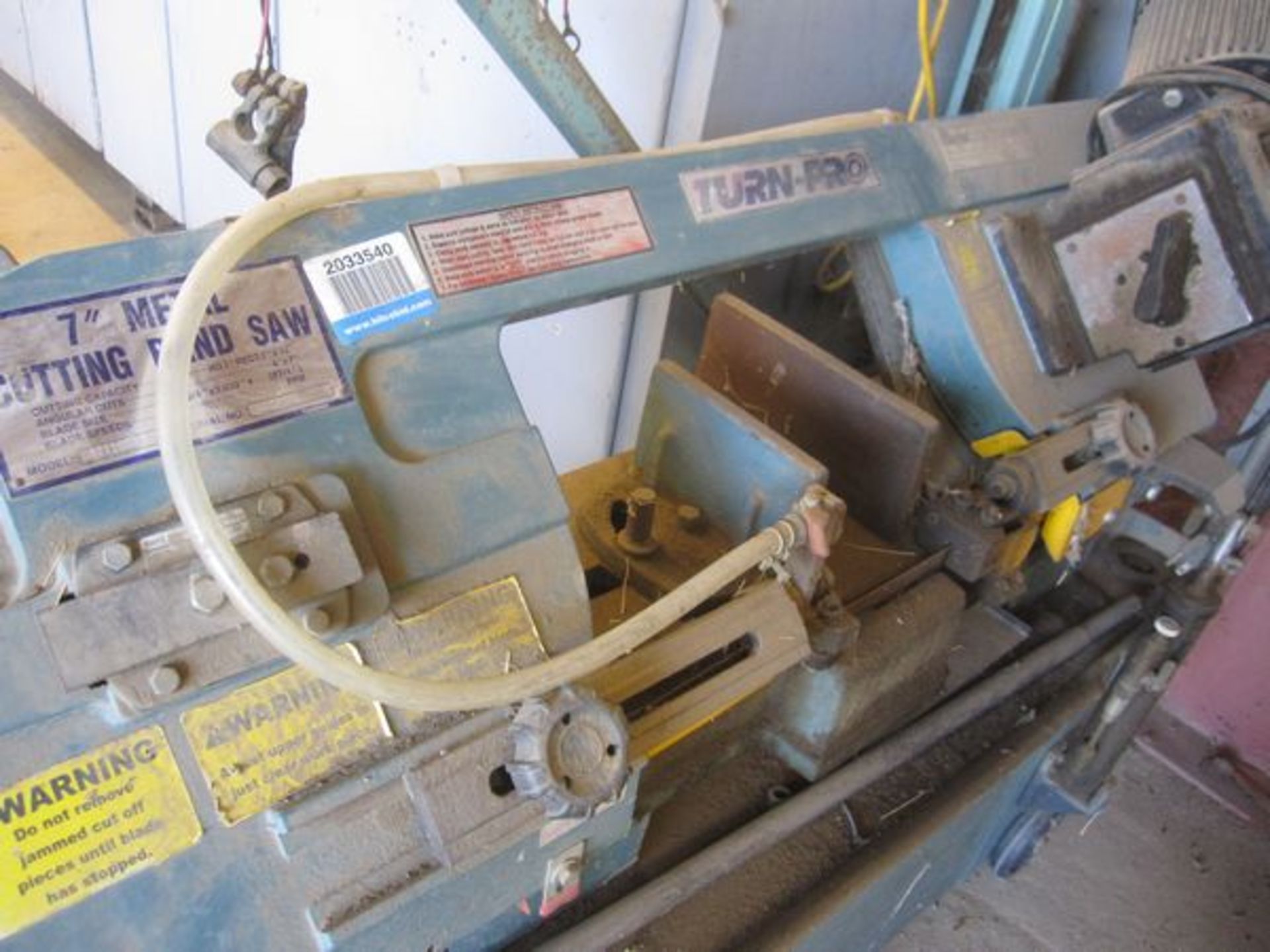 Turn-Pro Model 01712058  7" Metal Cutting Band Saw , Serial Number: 5107061 (Sub Location: - Image 4 of 4