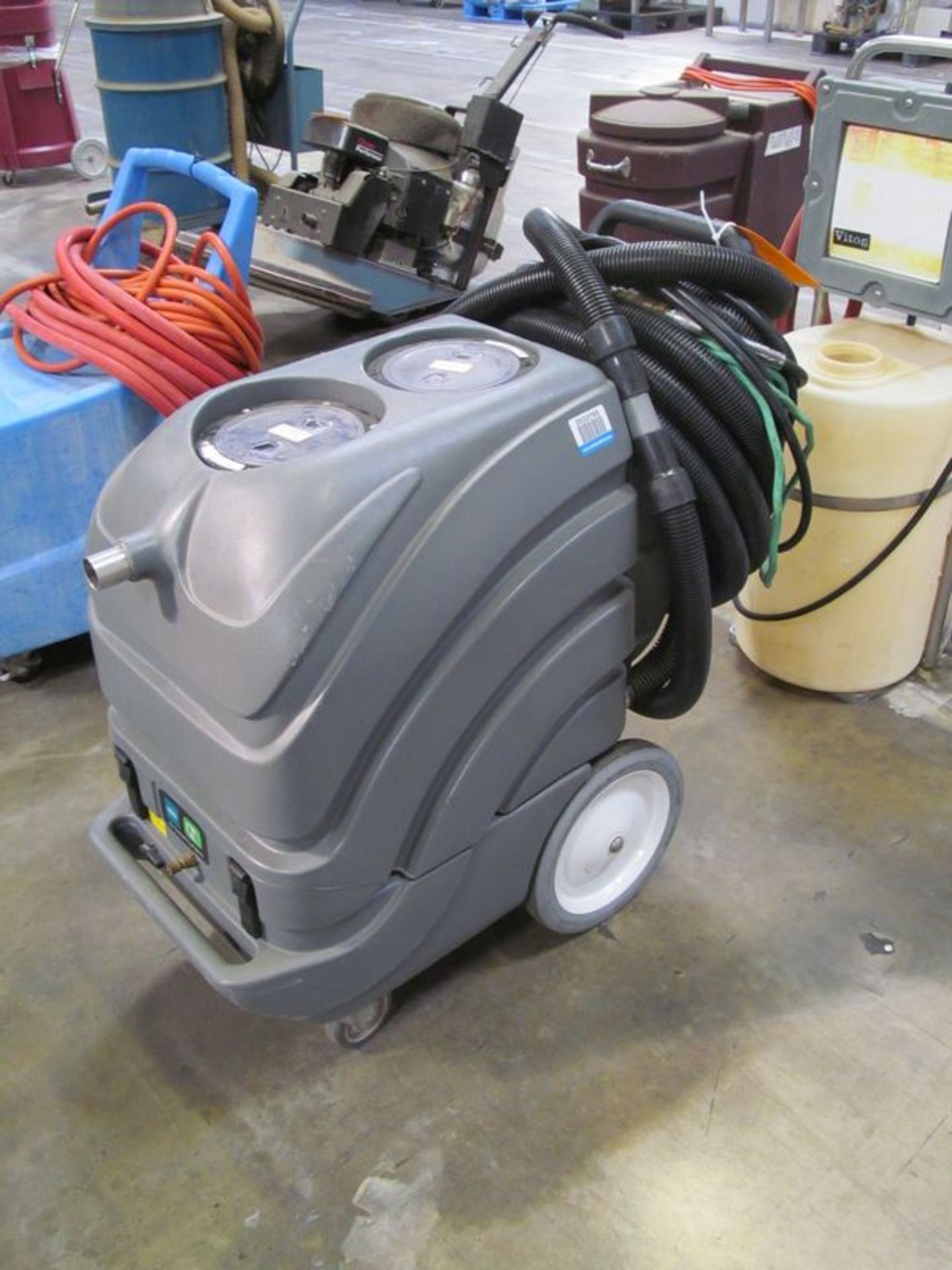 Tennant Floor Sweeper/Scrubber , With less then 48 hours of use. (Sub Location: Building #9)(UID#