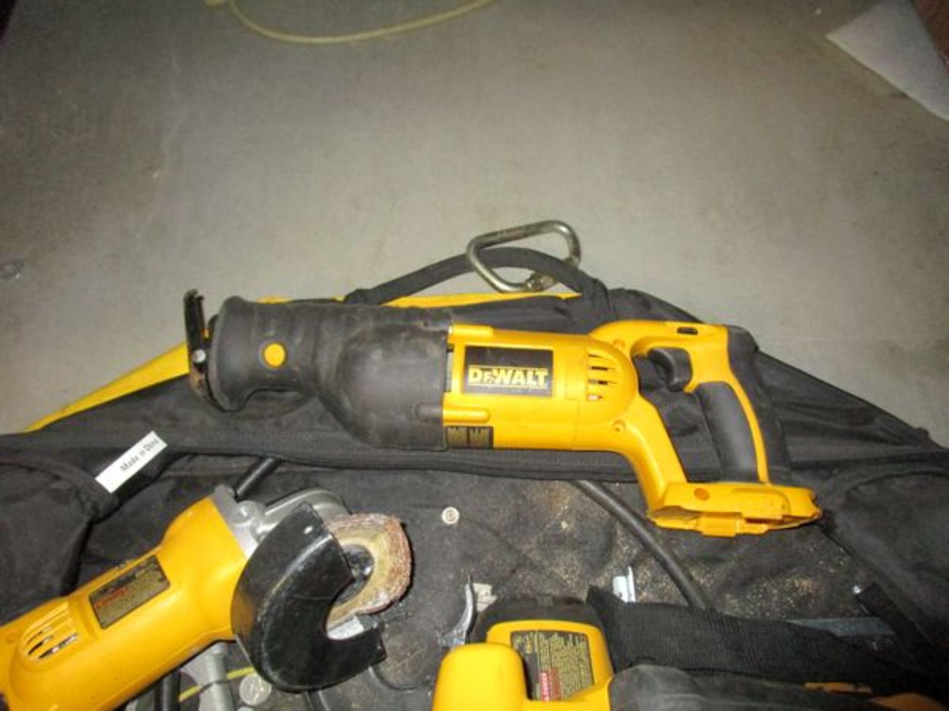 DeWalt Cordless Powered Hand Tools , to Include: (1) Reciprocating Saw(1) Disc Grinder(1) Circular - Image 3 of 4