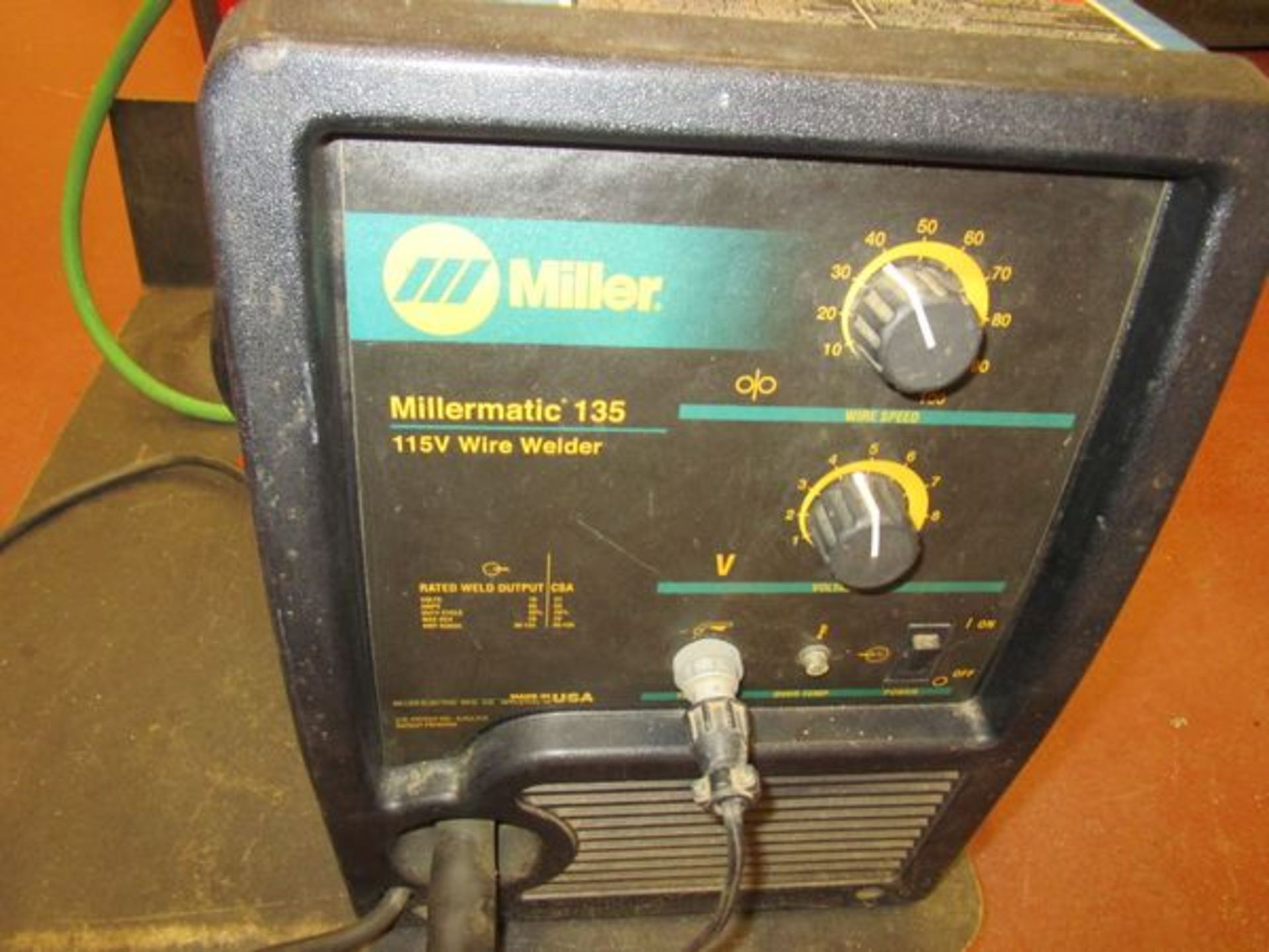 Miller Model Millermatic 135  MIG Welder , with Welding Gun. (Sub Location Building 14) (UID# - Image 3 of 3