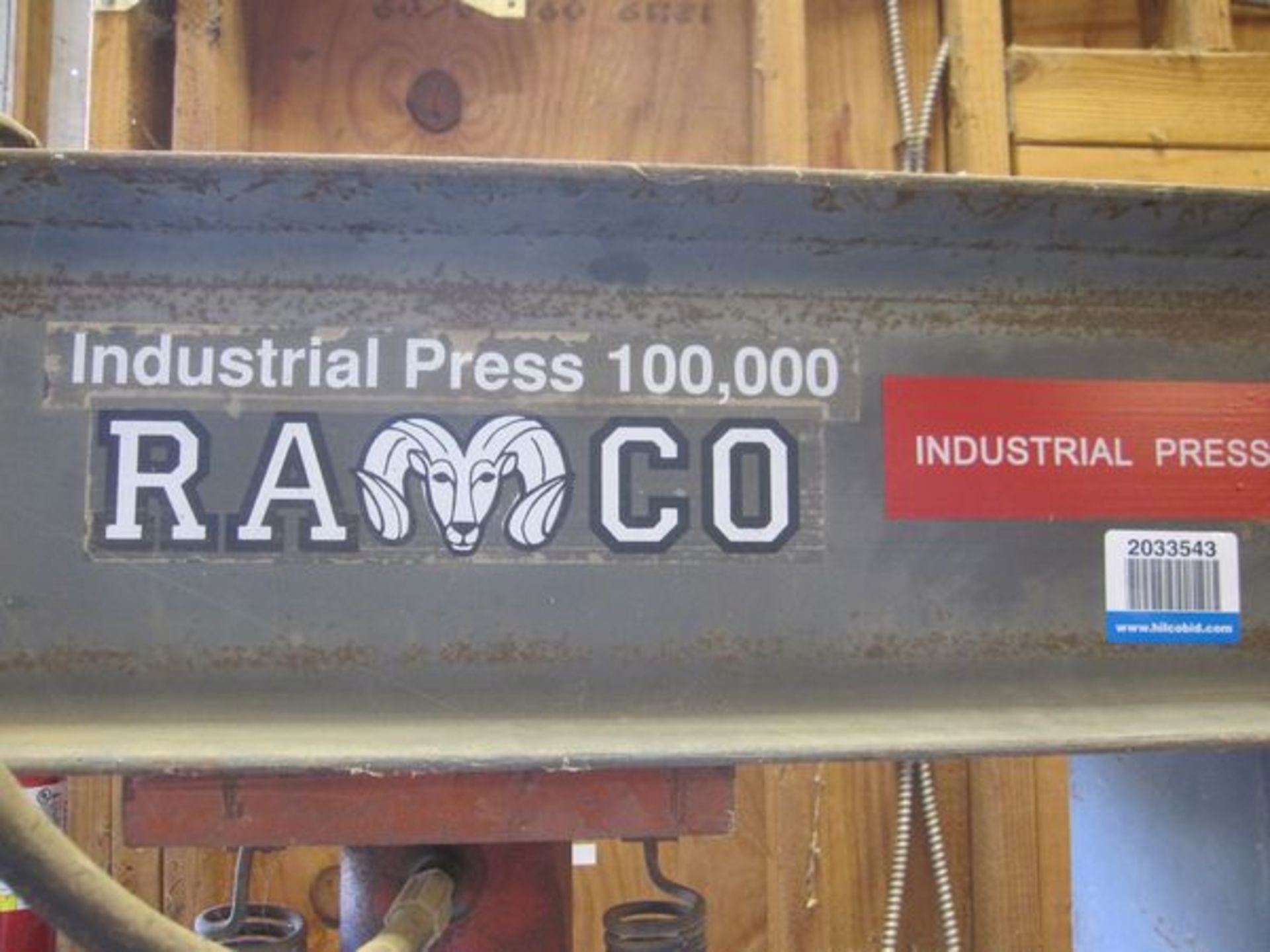 Ramco Model RP50 50 Ton Hydraulic H-Frame Shop Press , (Sub Location ...