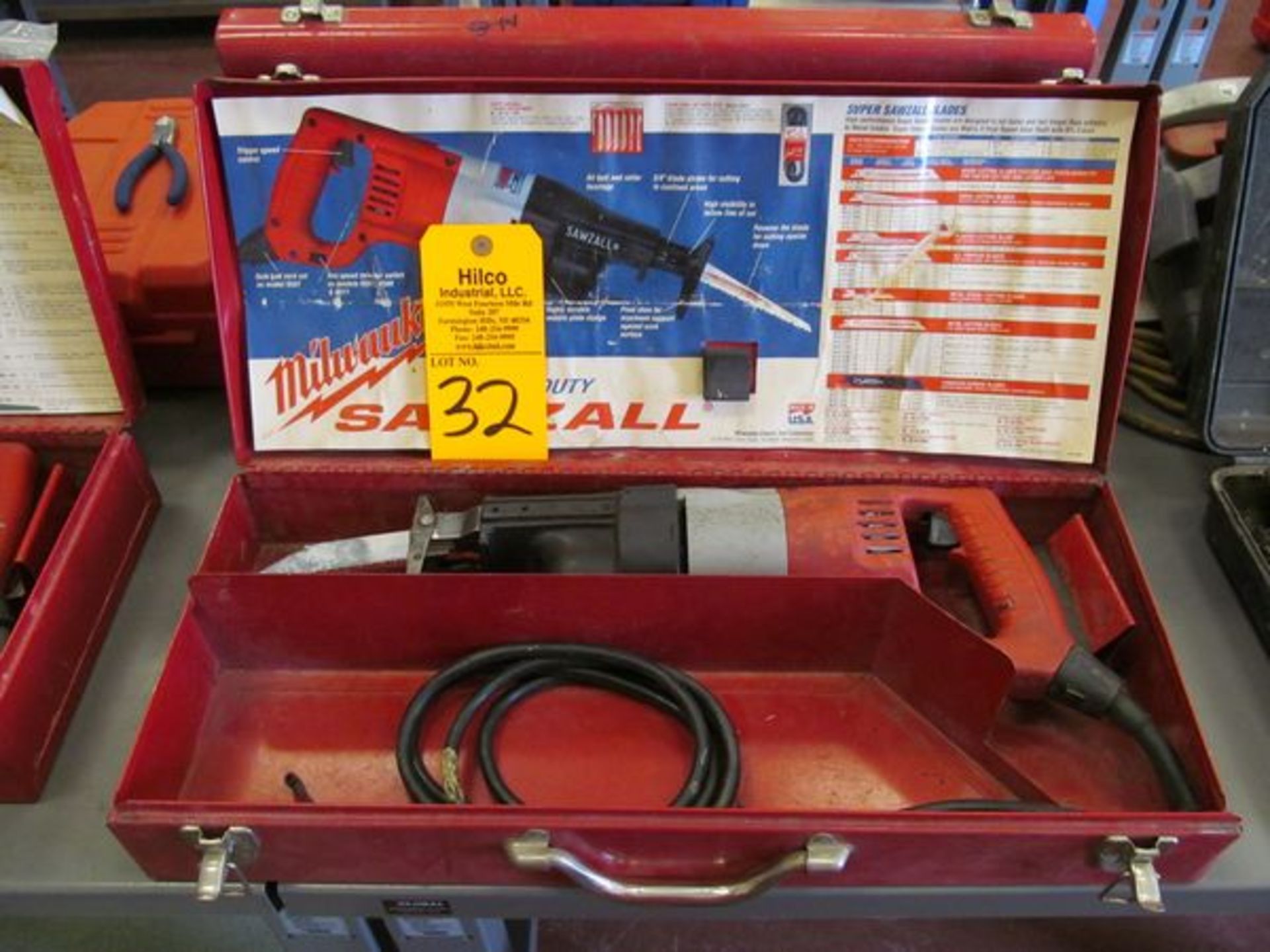 Milwaukee Model 6507 Sawzall Reciprocating Saw , w/ Carrying Case