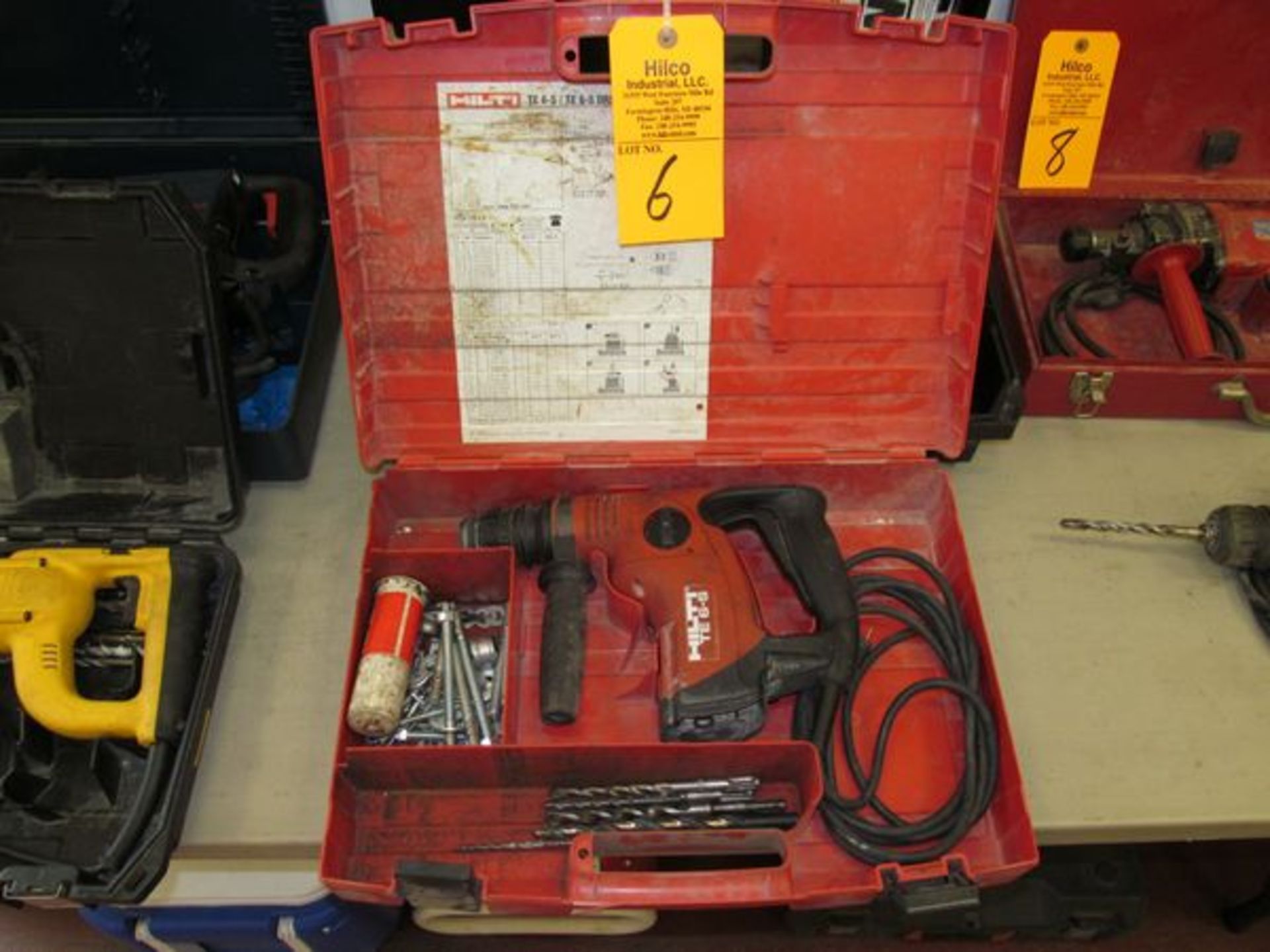 Hilti Model TE 6-S 1" Rotary Hammer Drill , w/ Case120 Volt