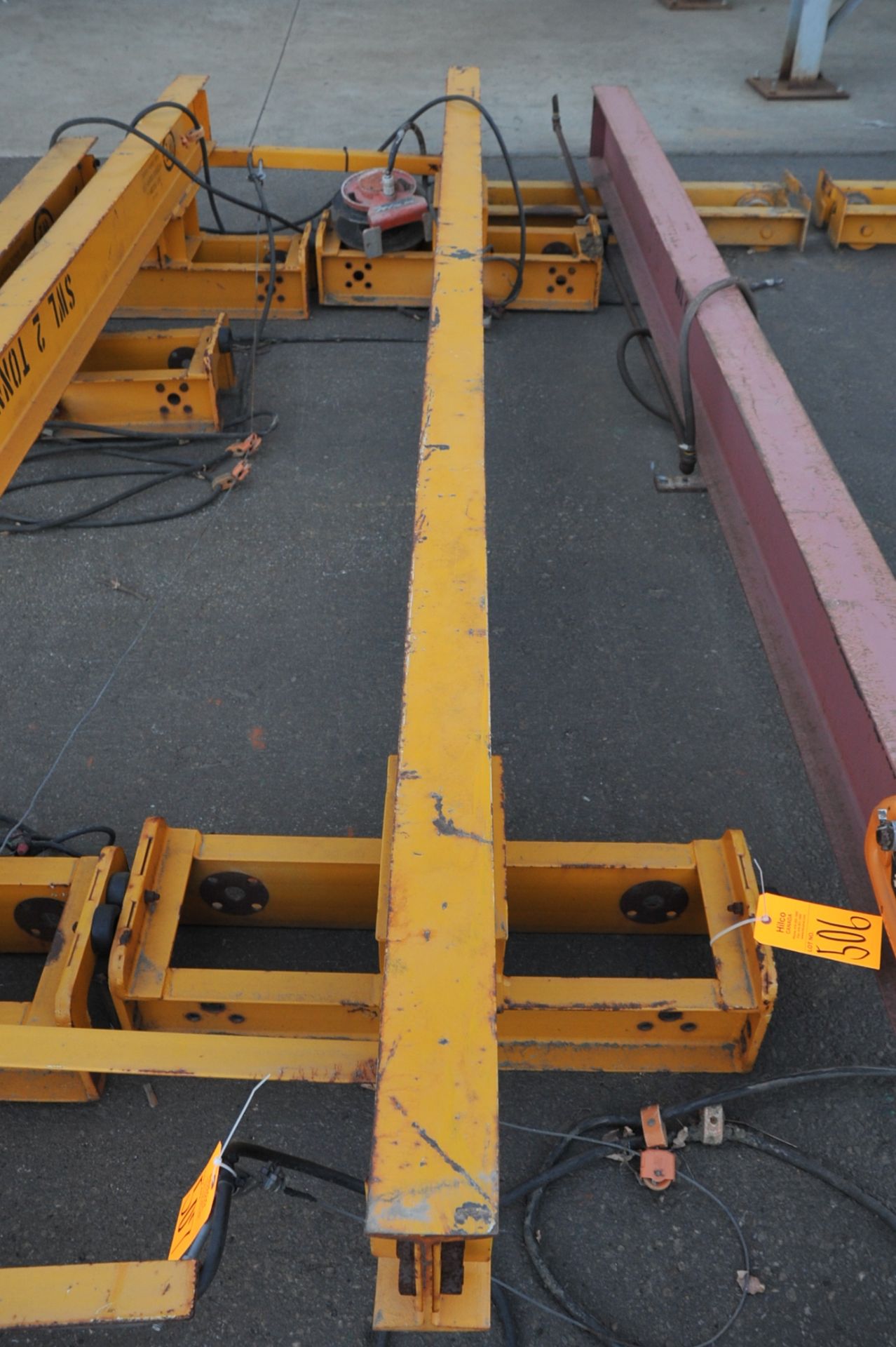 W.F. 2 Ton 10' Trolley Bridge Crane