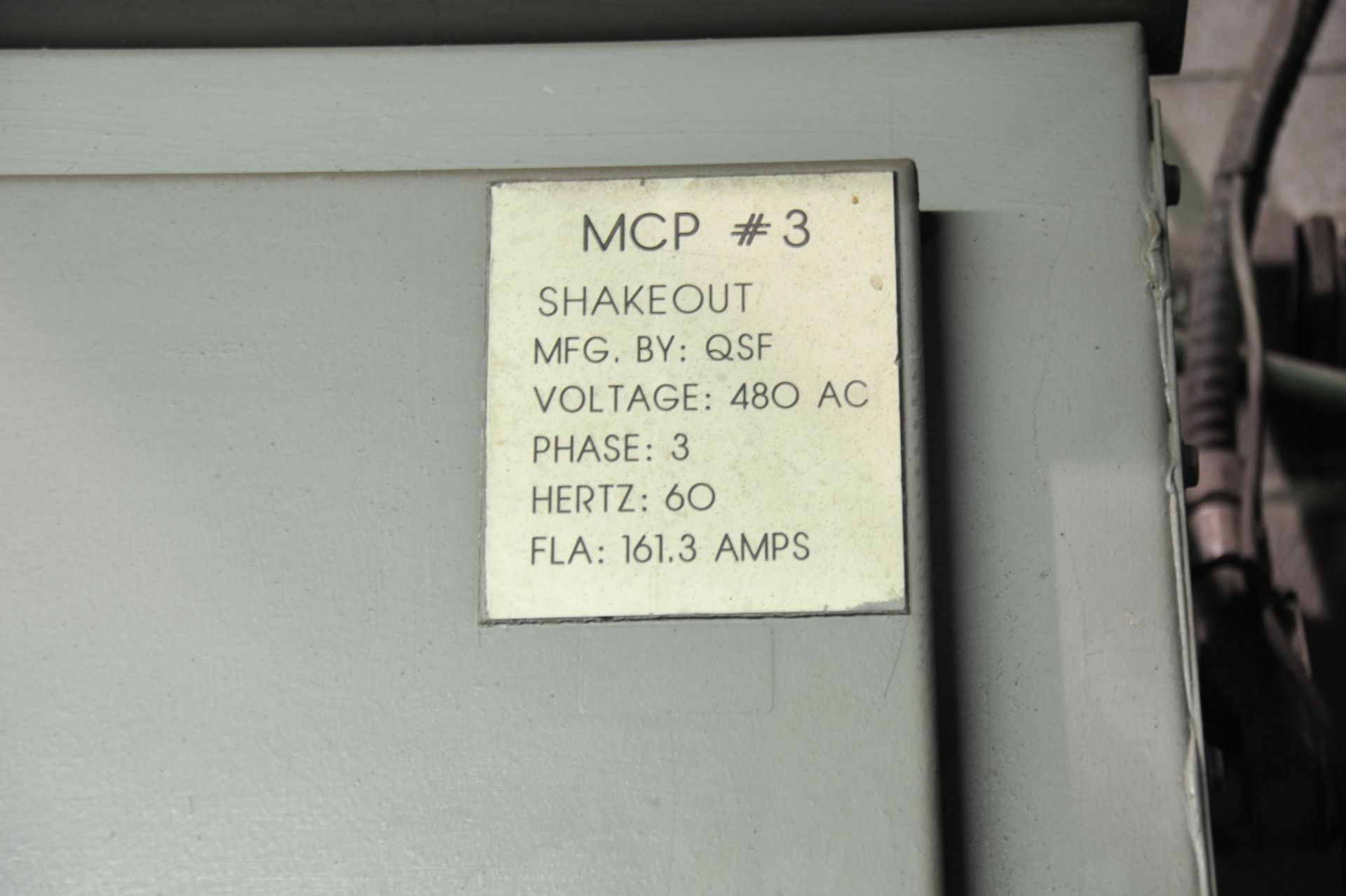 MCP Model #3 Shake Out Cabinet - Image 2 of 2