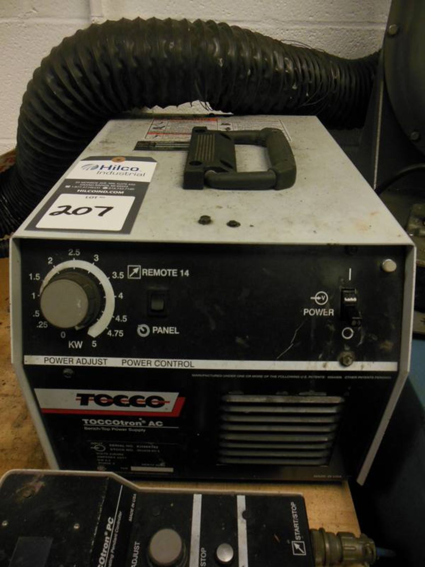 Tocco Model 903439-01-1 Induction Hardener AC Power Supply; Serial Number: KH569192; with Oendant