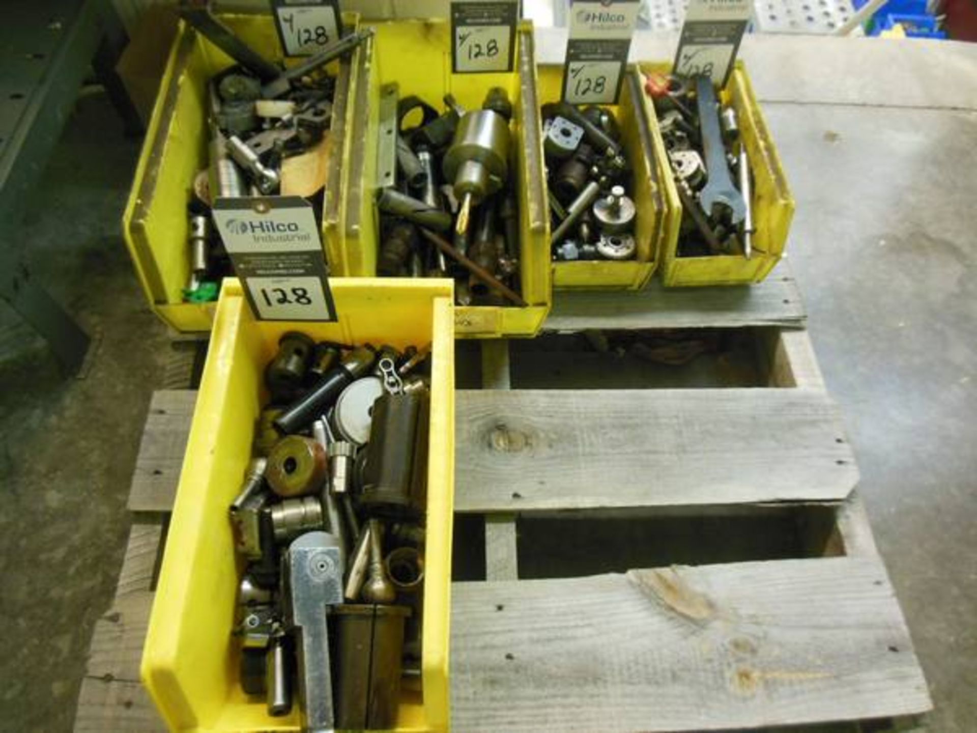 Assorted Tooling & Accessories ; in 5 Containers  Location: 8687 Tyler Blvd, Mentor, OH, USA