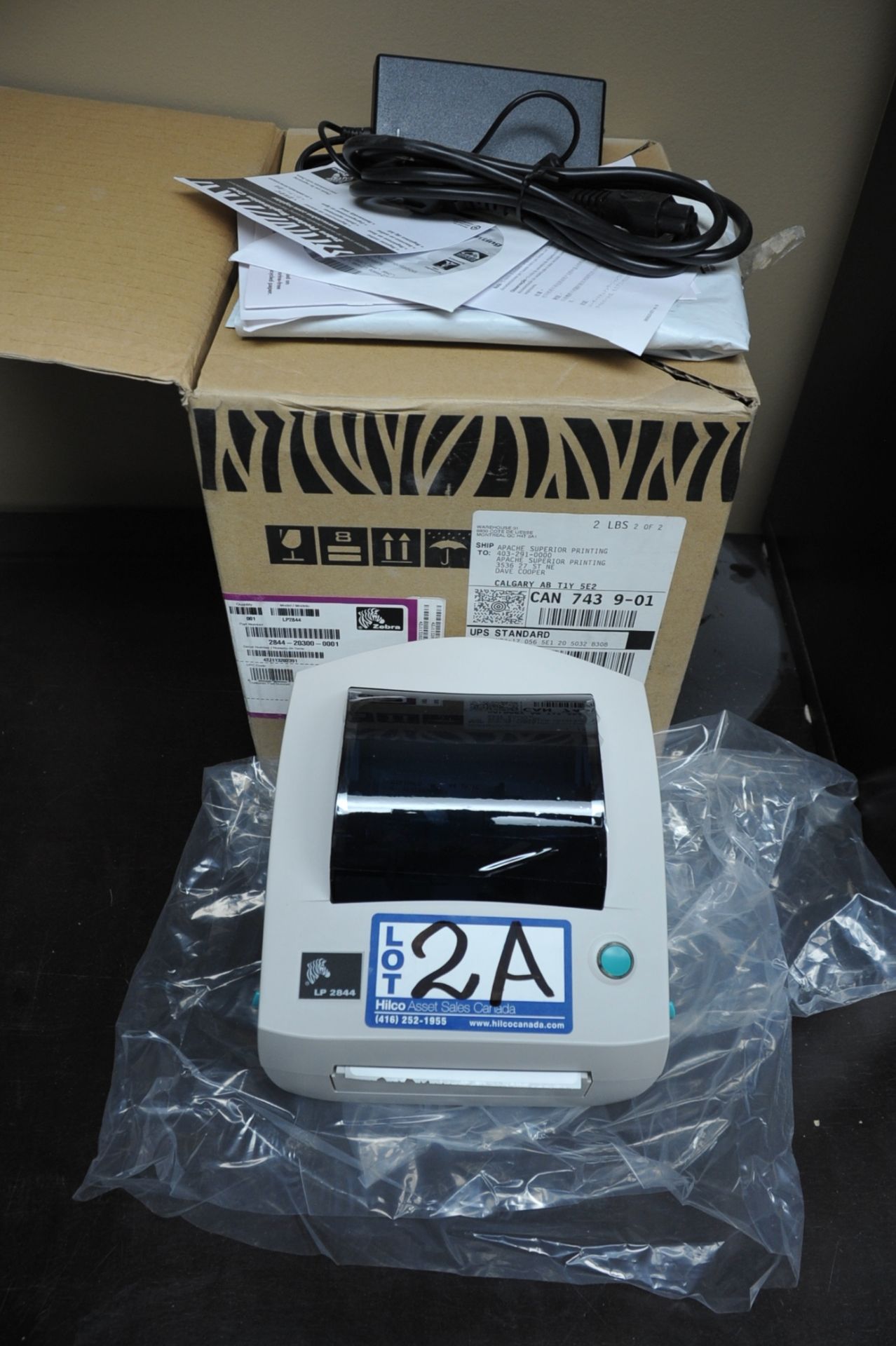 Zebra Model LP2844 Label Printer