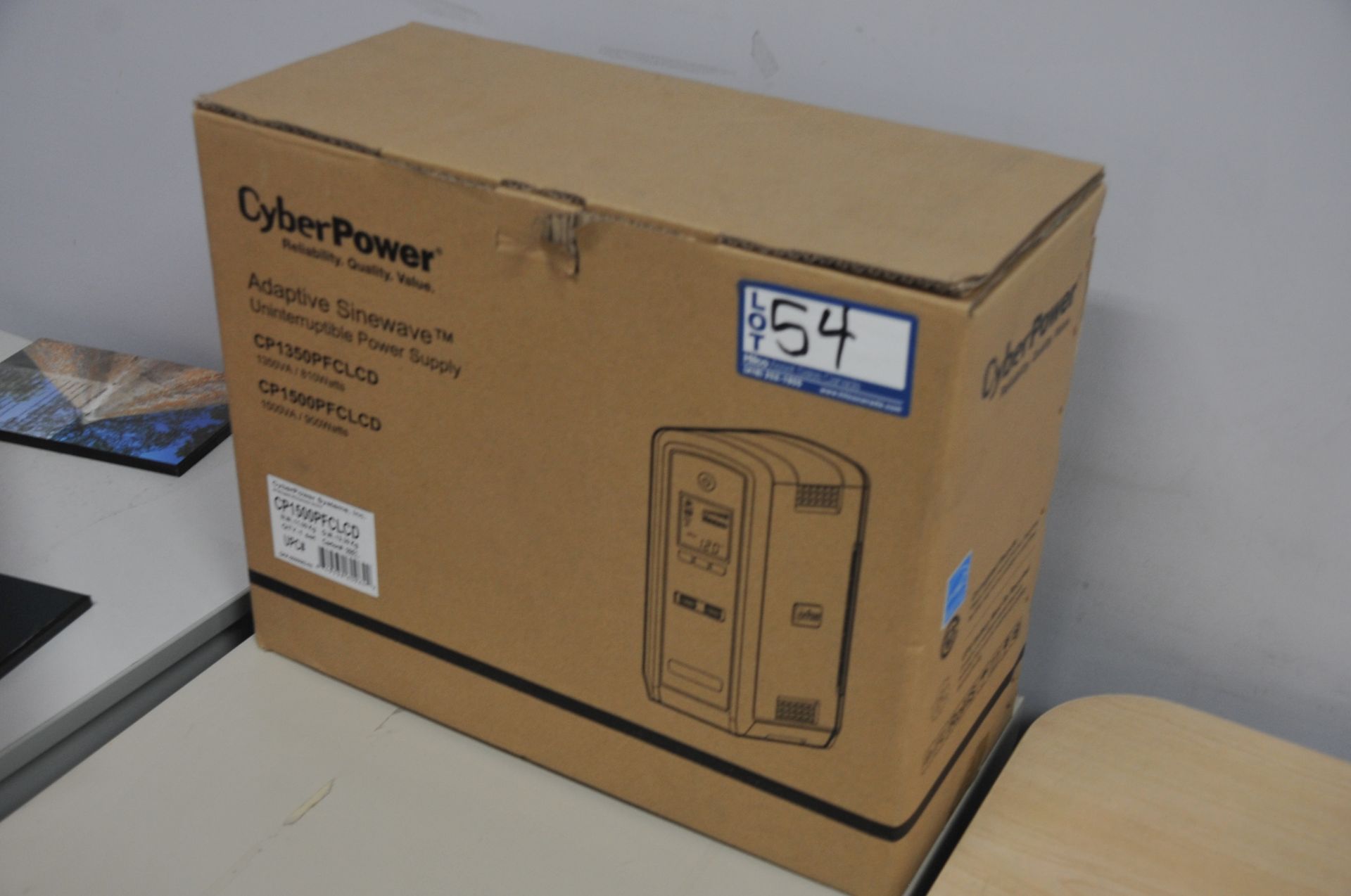 Cyber Model Power CP1500PFCLCD UPS; (NEW)
