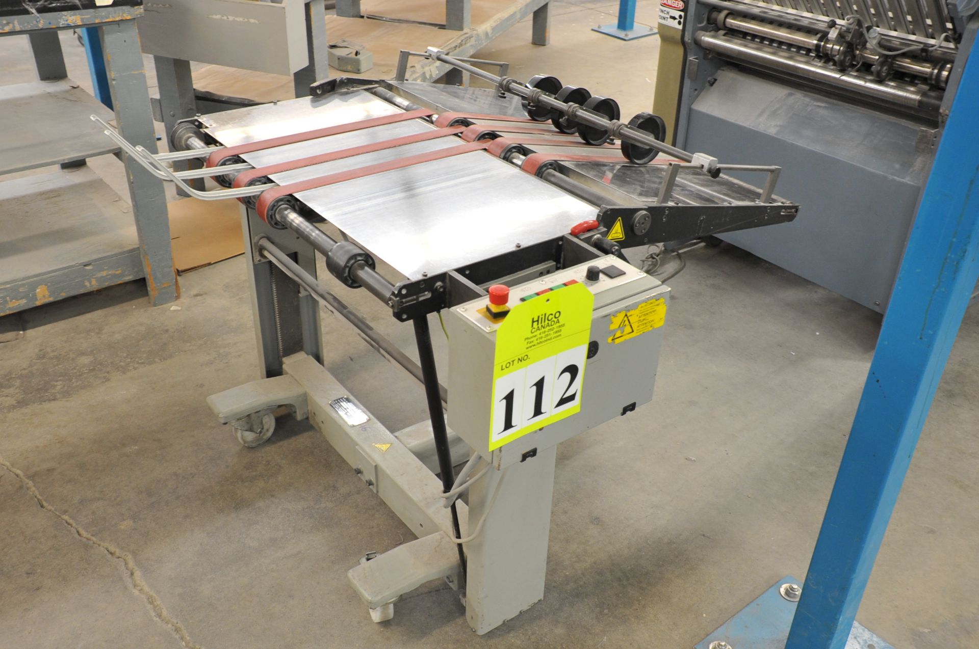 Stahl Model 1430A-RS Delivery Table; Serial Number: 161K0004