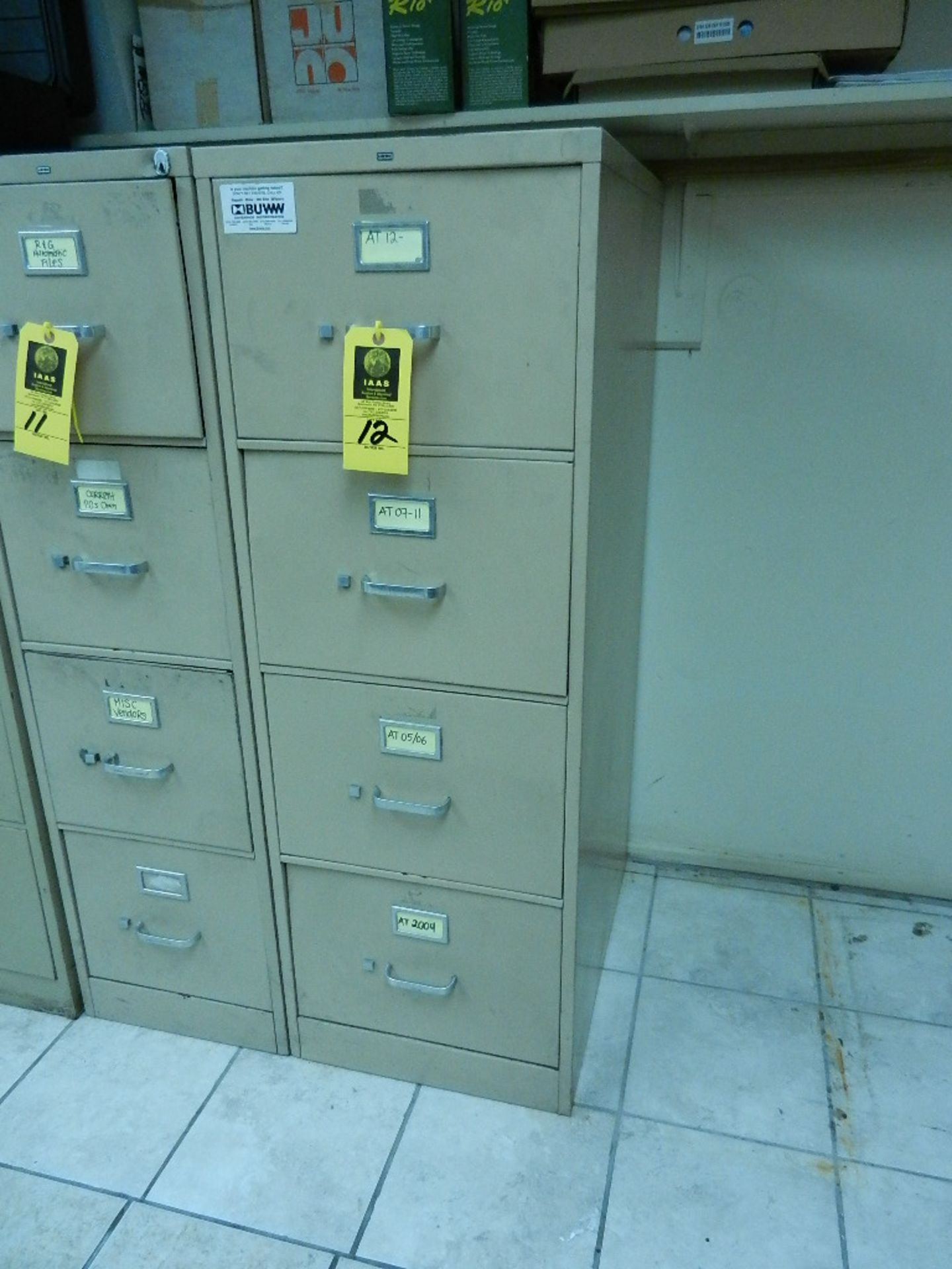 Hon 4-Drawer Vertical Legal Size Metal File Cabinet