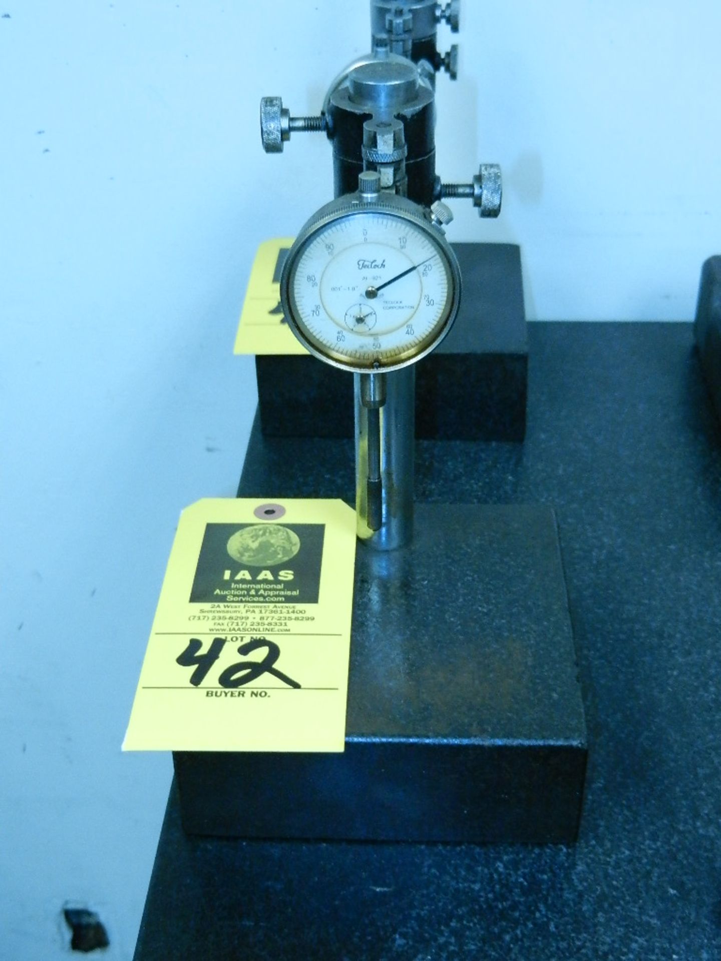 Dial Height Gage With Granite Base 6" X 6" X 2.25"H