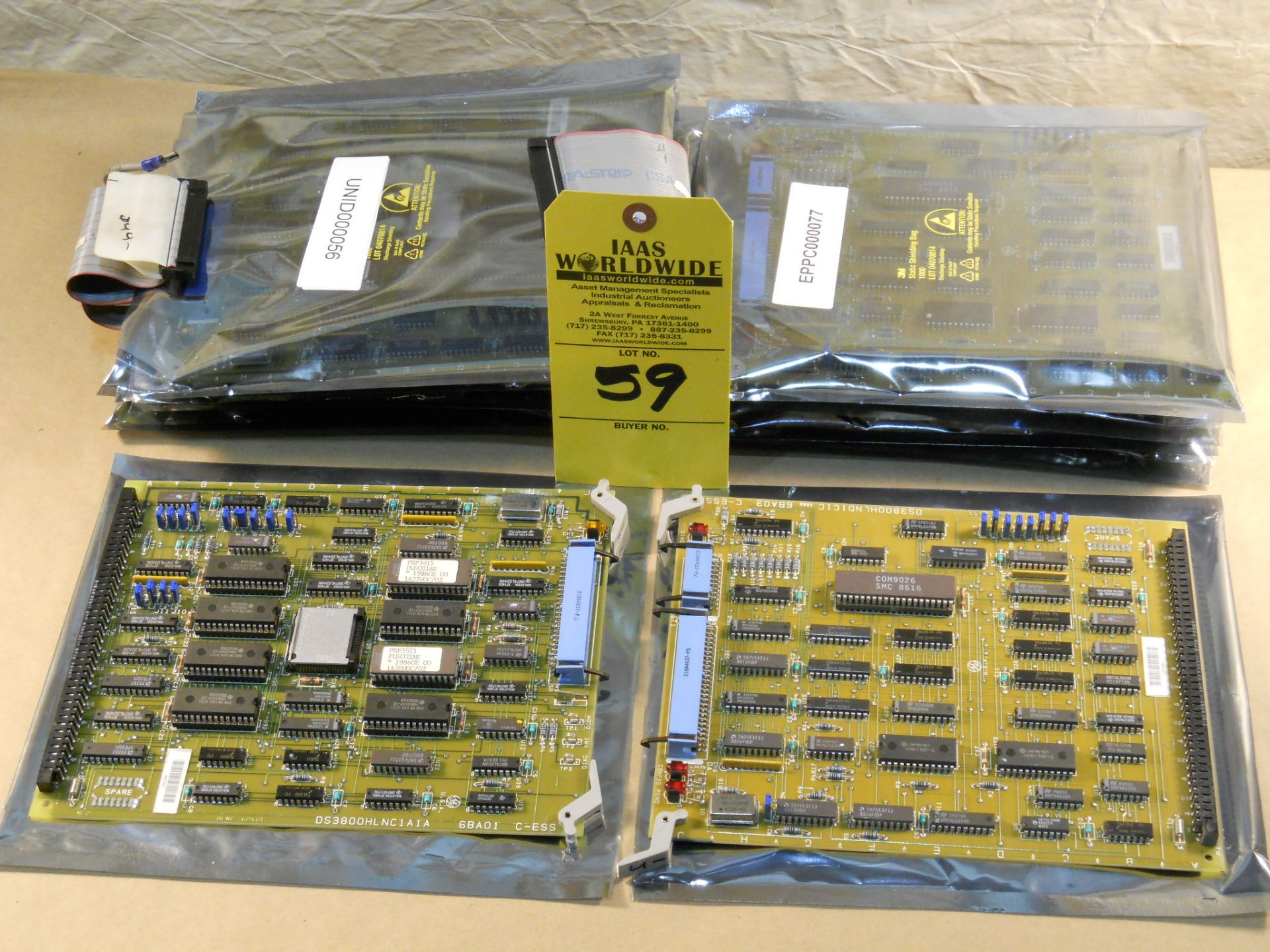 Lot: (10) Assorted GE Printed Circuit Boards Consisting Of: (5) #DS3800Hlnd; And (5) #DS3800Hlnc