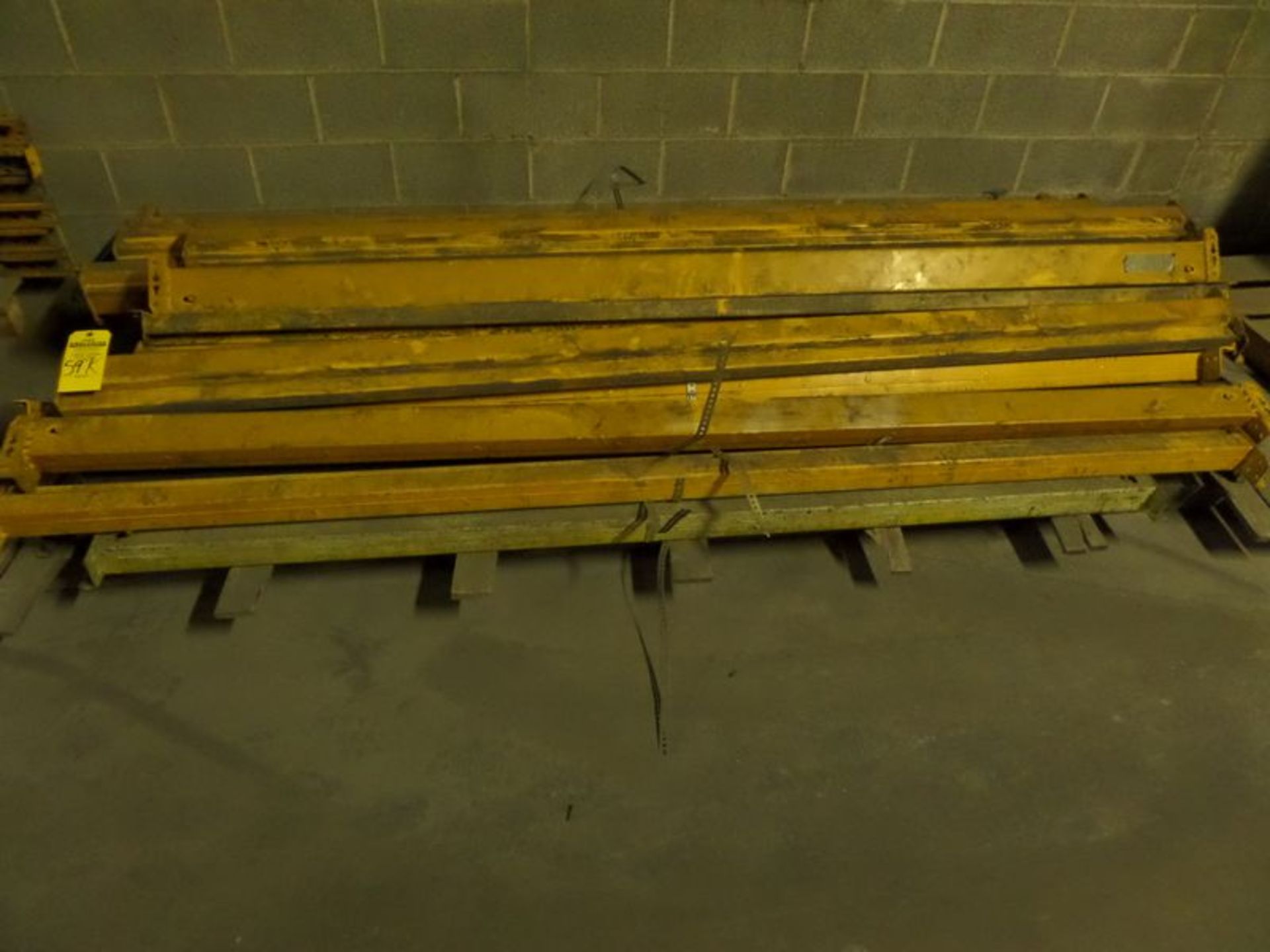 PALLET RACKING (8) UPRIGHTS 108"x42", (34) 106" CROSSBEAMS - Image 2 of 3