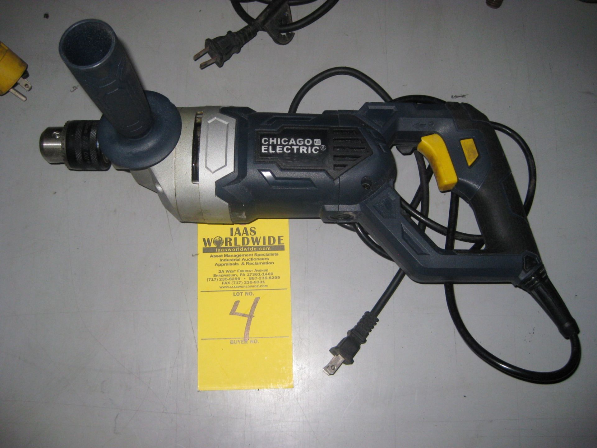 ELECTRIC DRILL Make: CHICAGO Serial Number: 371591418